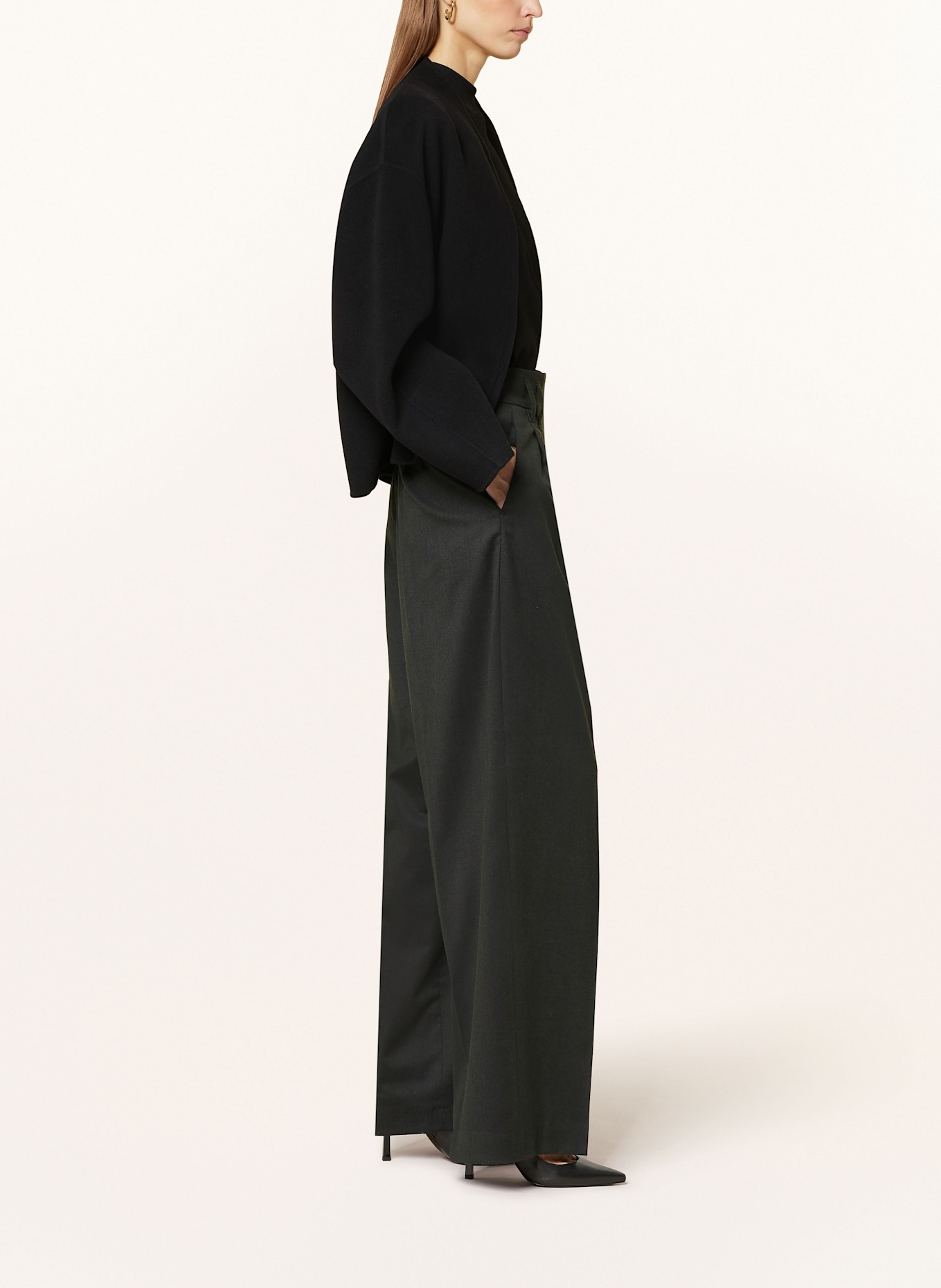 RAFFAELLO ROSSI Collina trousers MAYLA, Color: DARK GRAY (Image 4)