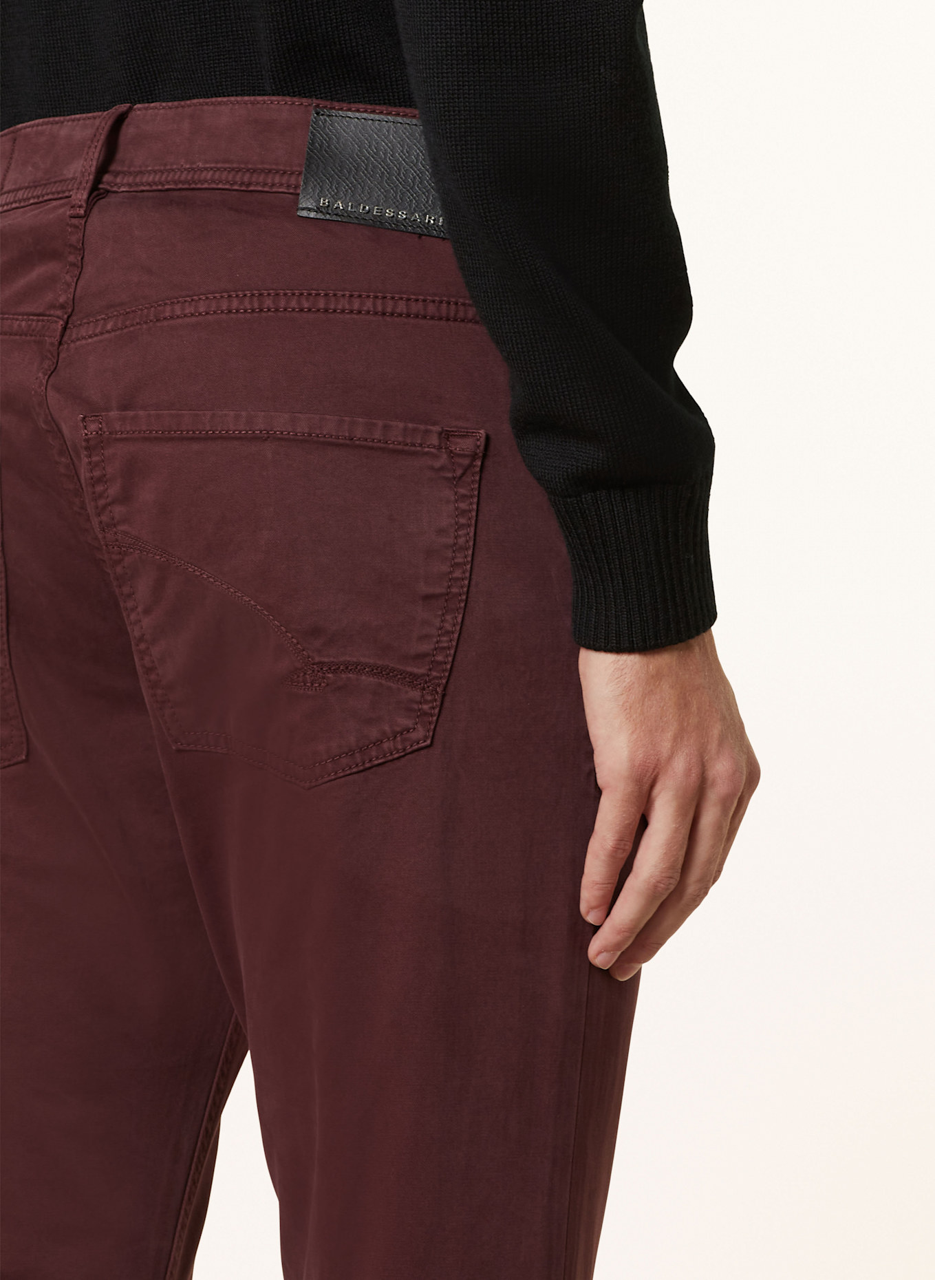 BALDESSARINI Jeans Regular Fit: DUNKELROT