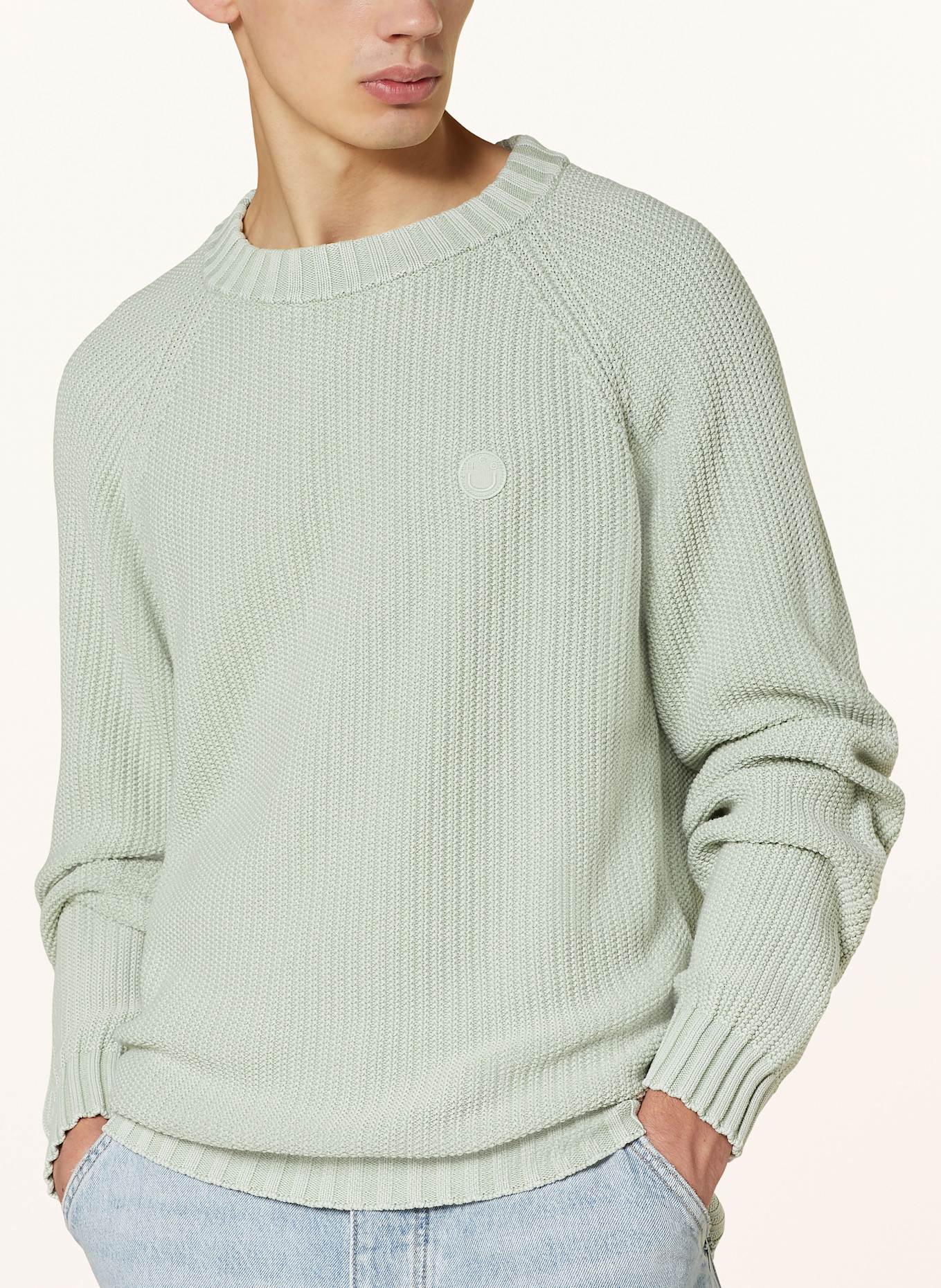 HUGO BLUE pullover Girls SONDYE: HELLGRÜN