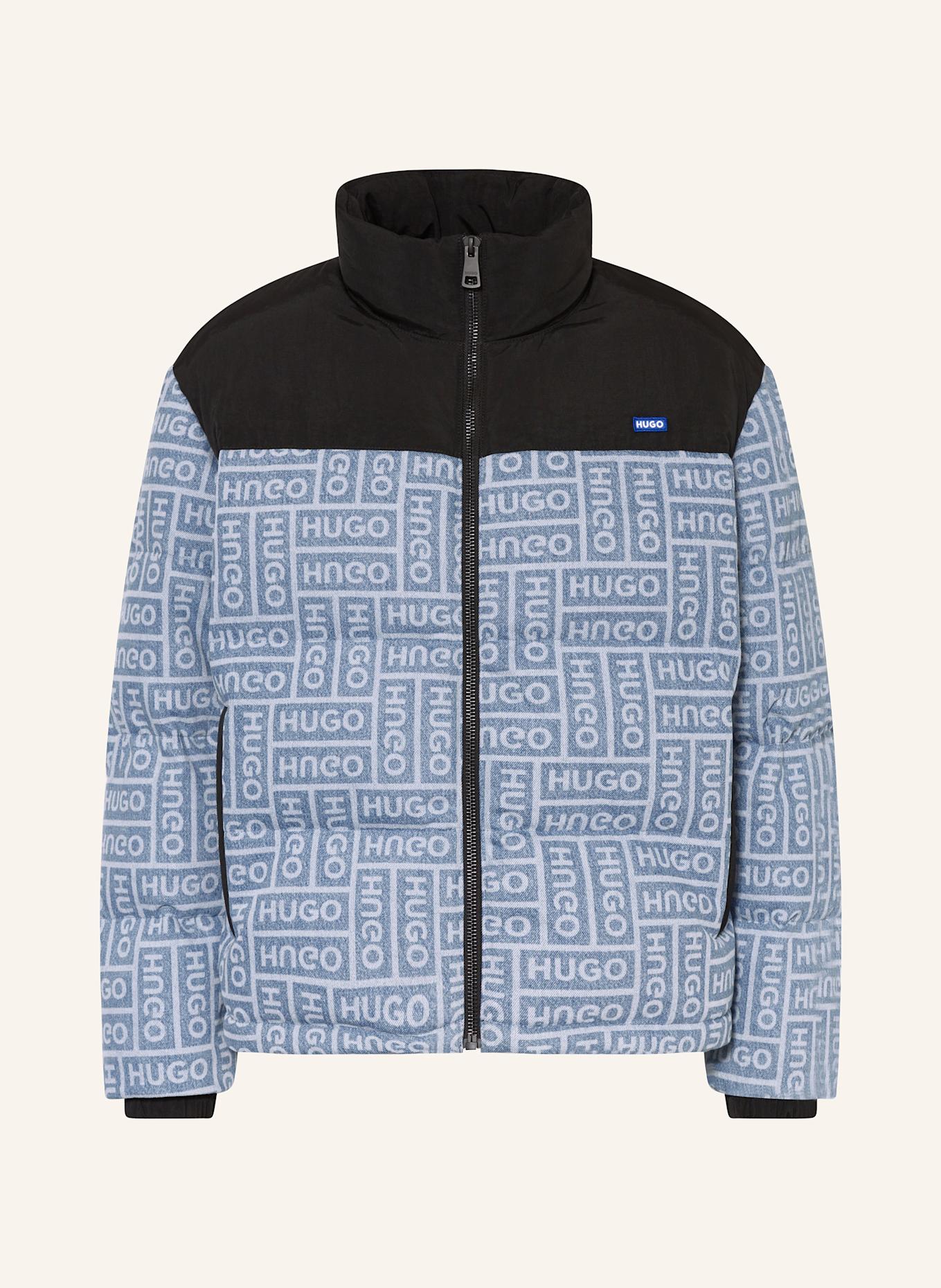 HUGO BLUE Steppjacke BYRES2441, Farbe: BLAU/ SCHWARZ (Bild 1)