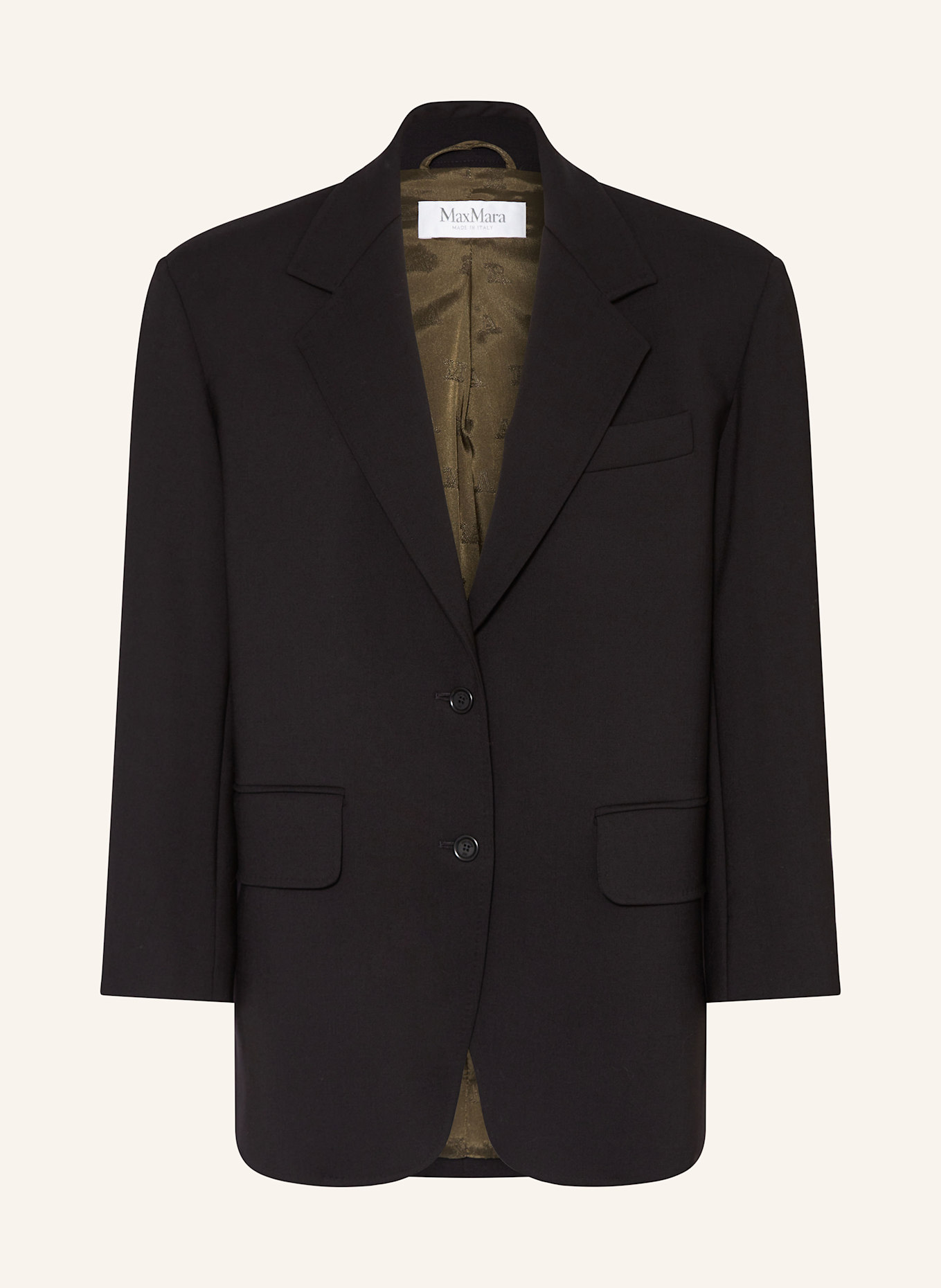 Max Mara Longblazer SUEZ: SCHWARZ (Bild 1)