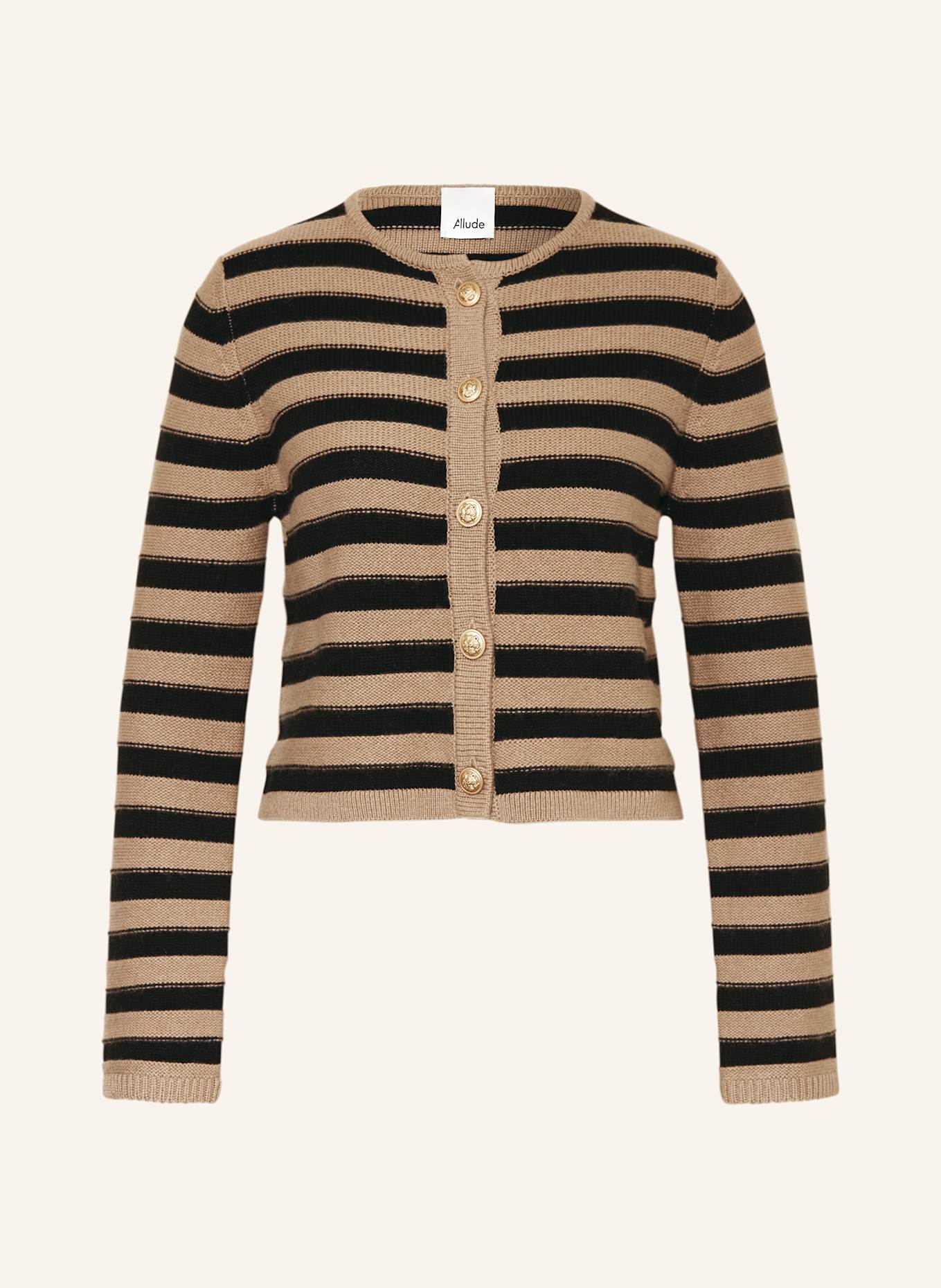 Camel cropped cardigan online