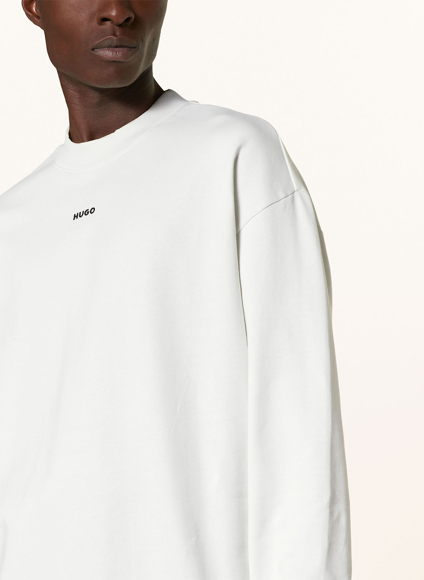 HUGO Sweatshirt DAPOCREW: CREME