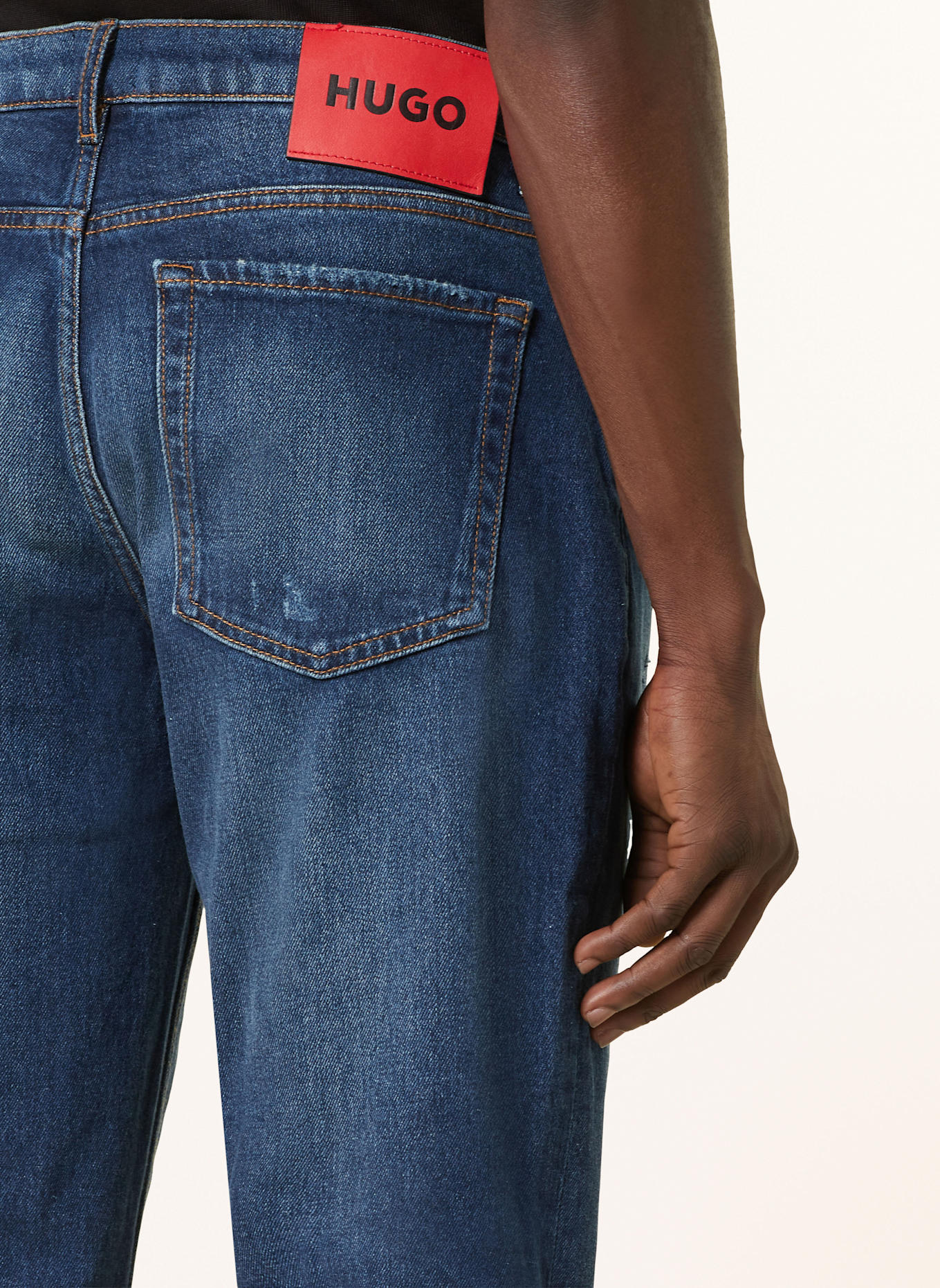 HUGO Jeans HUGO tapered fit, Color: 410 NAVY (Image 6)