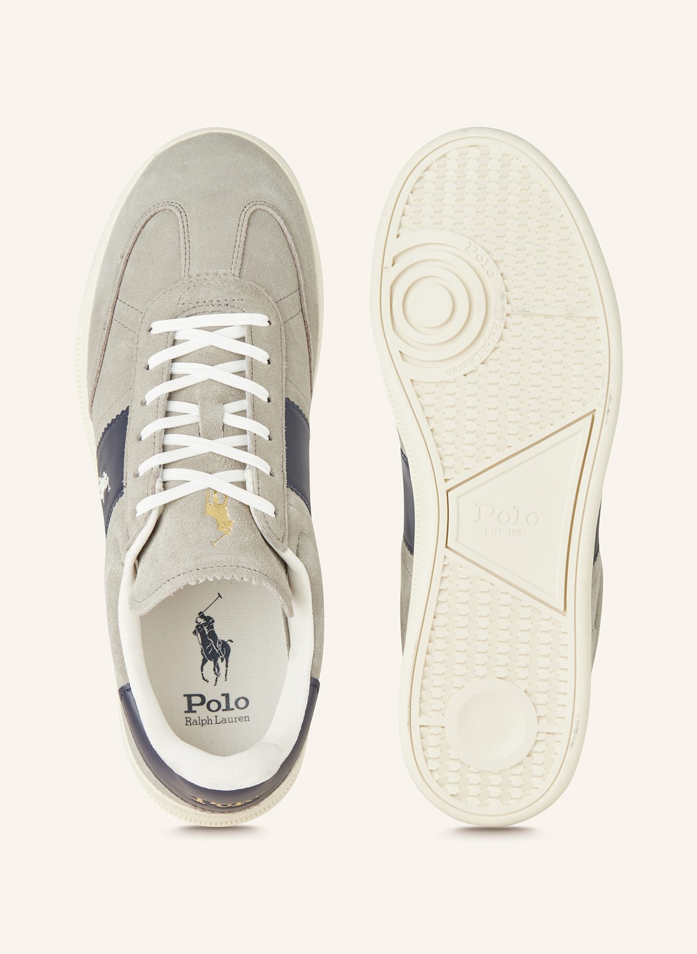 POLO RALPH LAUREN Sneaker, Farbe: GRAU/ BLAU (Bild 5)