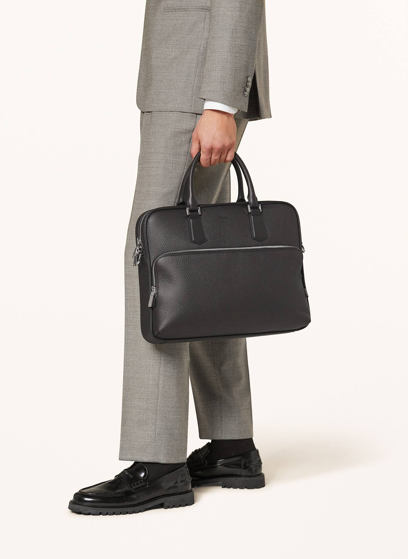 BOSS NEW CROSSTOWN laptop bag in black