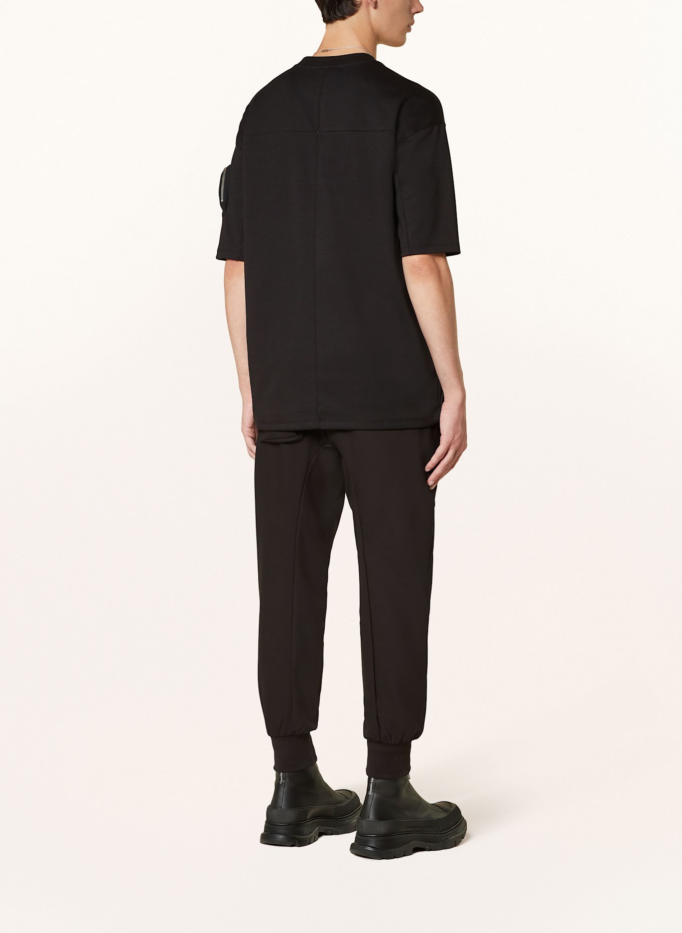 thom/krom T-shirt, Color: BLACK (Image 3)