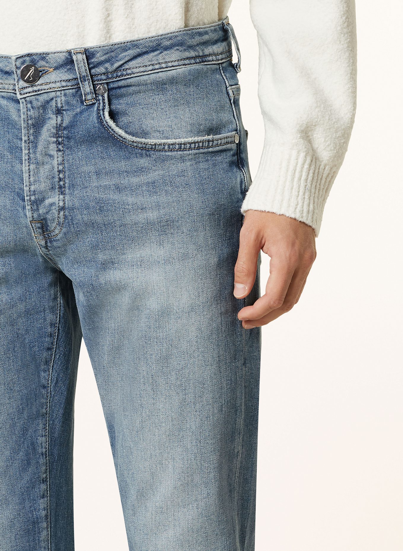 GOLDGARN DENIM way jeans U2 tapered fit, Color: 1010 Vintageblue (Image 5)