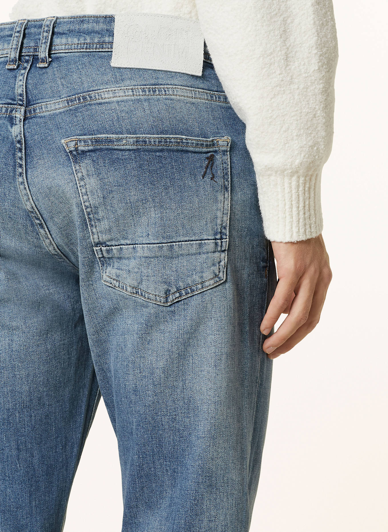 GOLDGARN DENIM way jeans U2 tapered fit, Color: 1010 Vintageblue (Image 6)