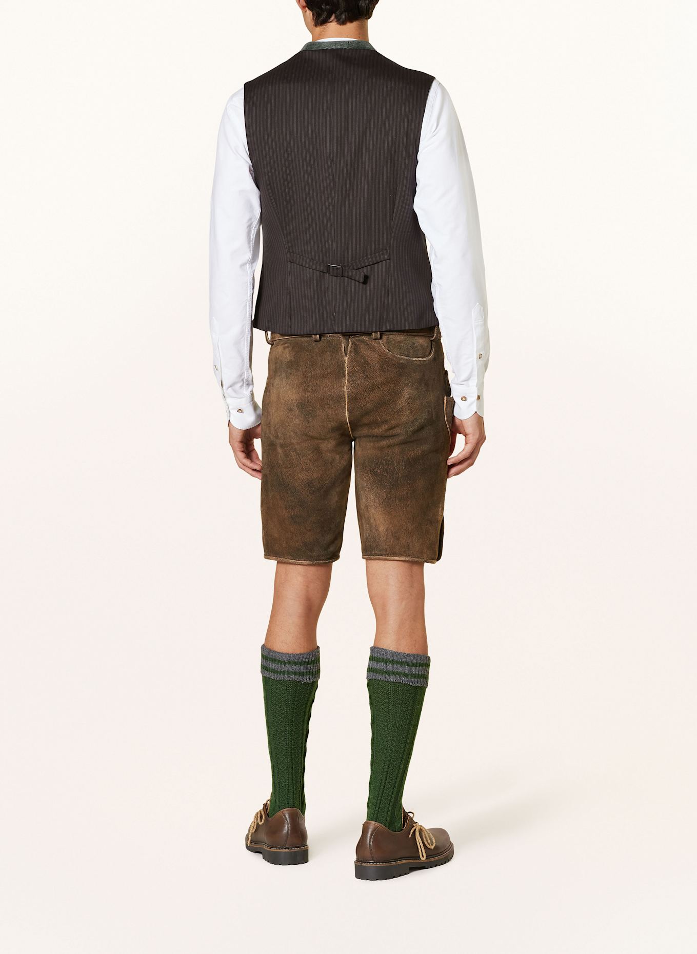 Gottseidank Trachten vest KONSTANTIN: DARK GREEN/ DARK GRAY/ KHAKI