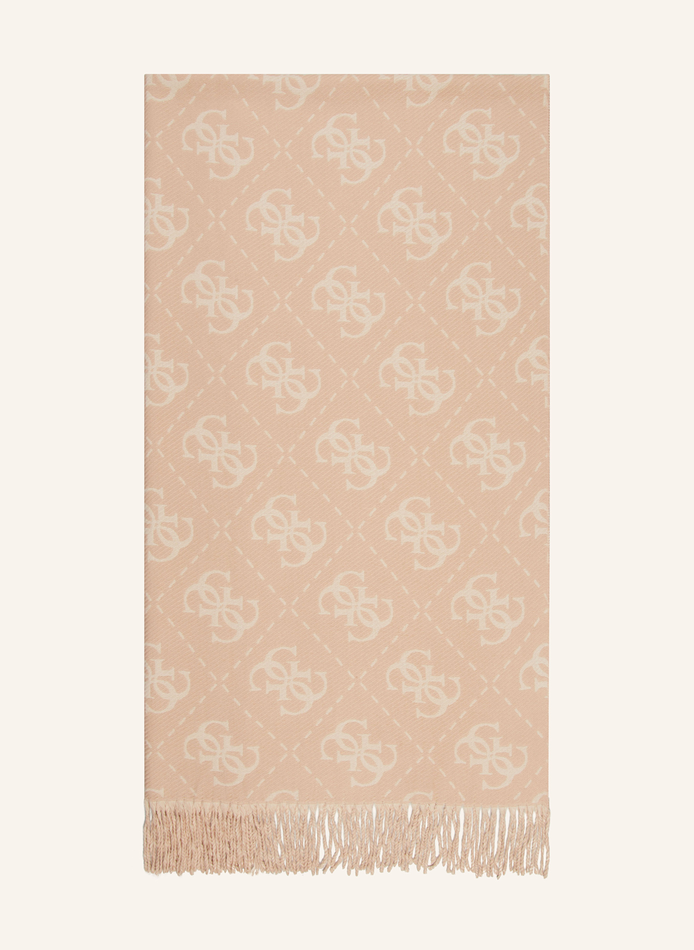GUESS Scarf: NUDE / CREAM