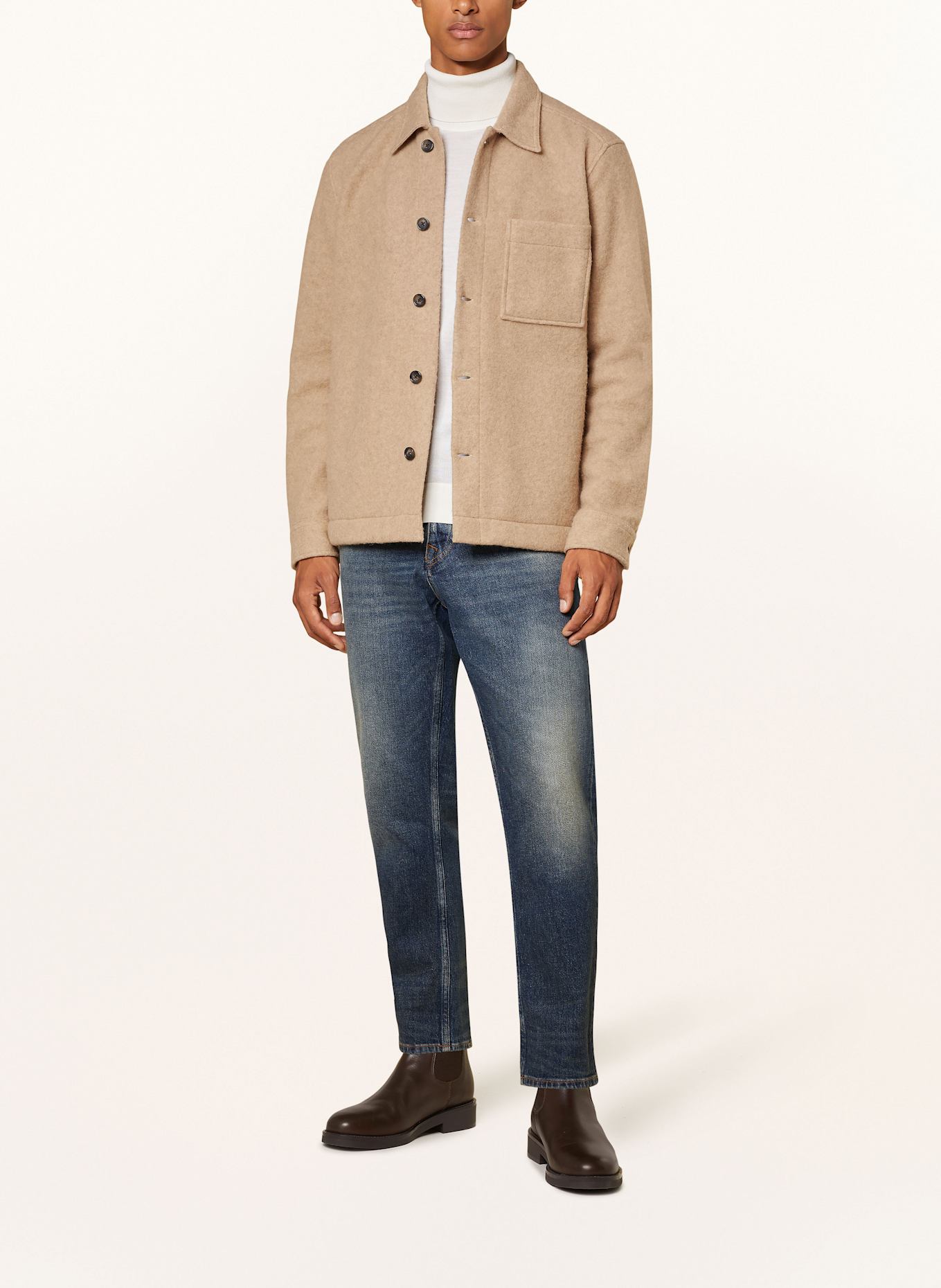 STRELLSON Overshirt NOEL, Color: BEIGE (Image 2)