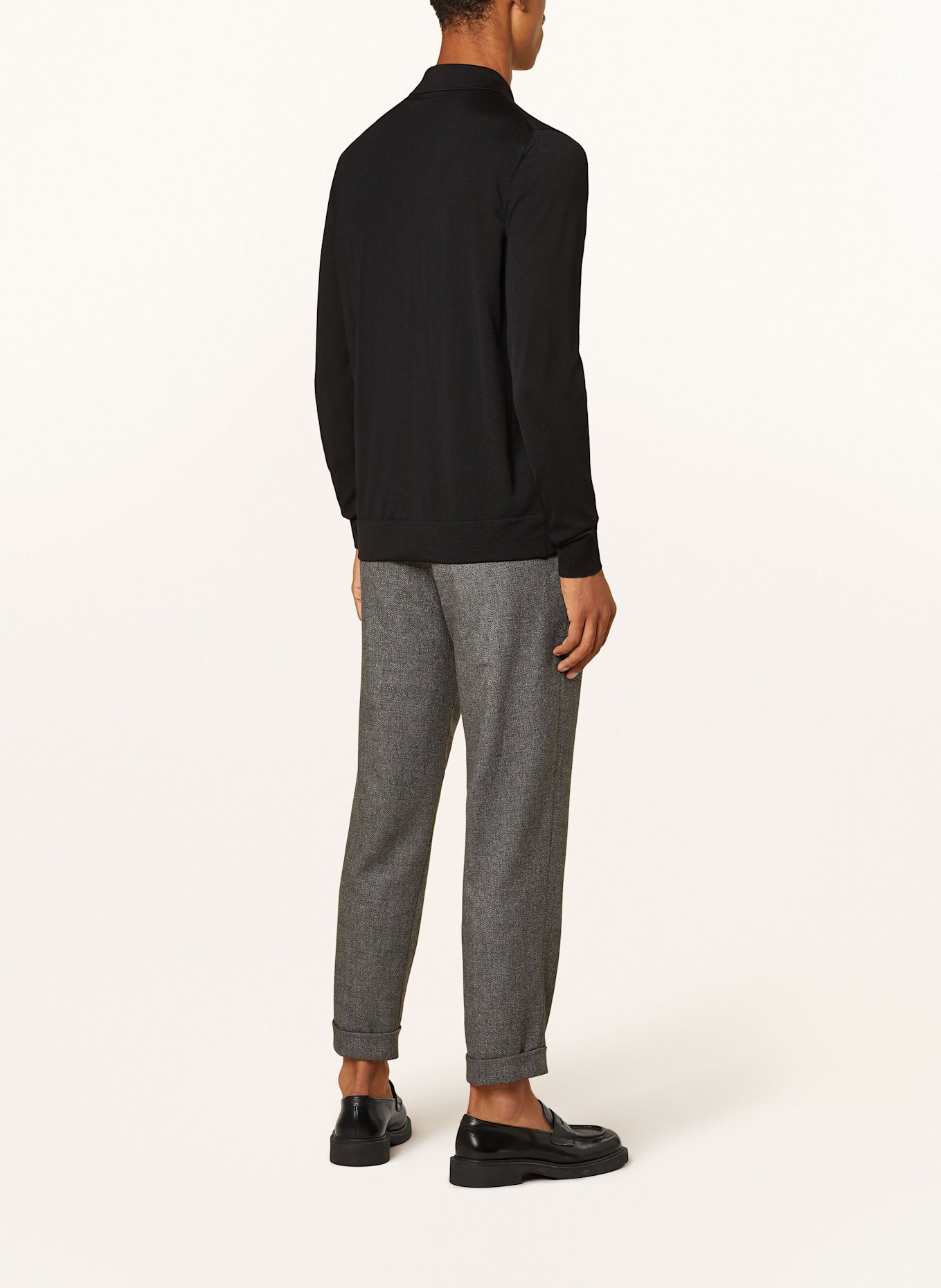 STRELLSON Cardigan MAREK: BLACK