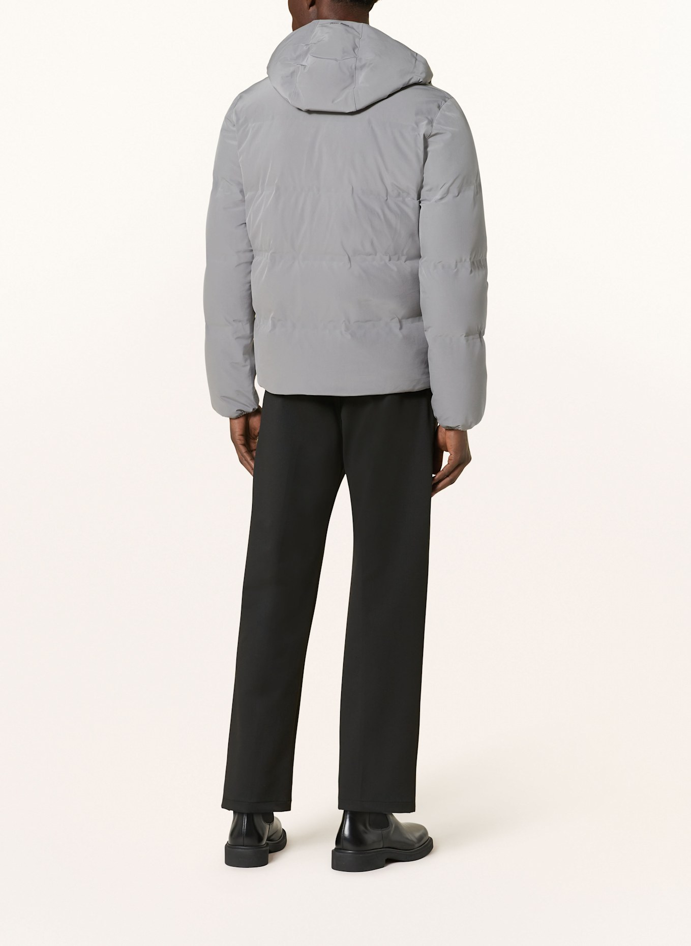 HERNO LAMINAR Lightweight down jacket: GRAY (Image 3)