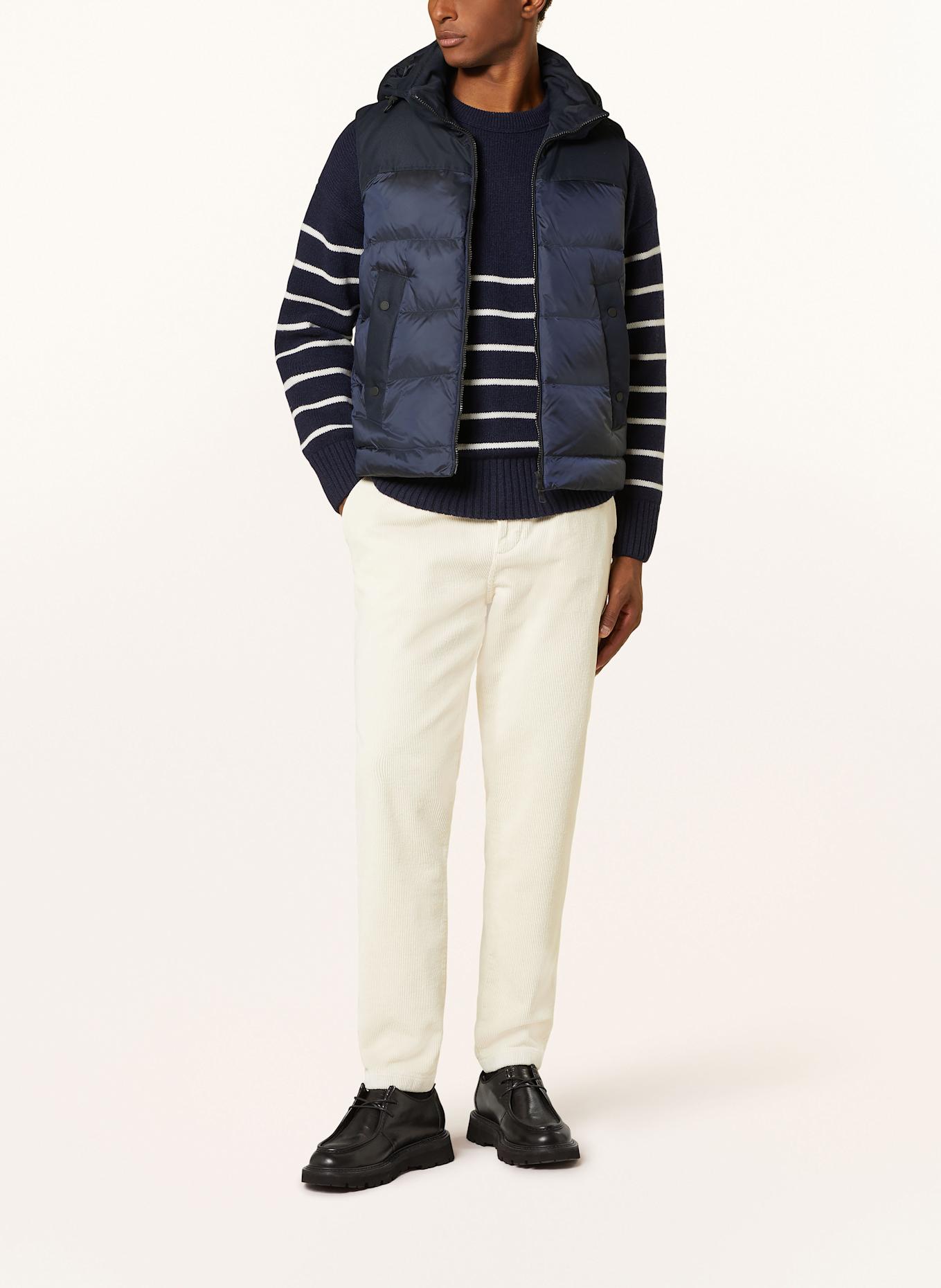 PAUL & SHARK Down vest, Color: DARK BLUE (Image 2)