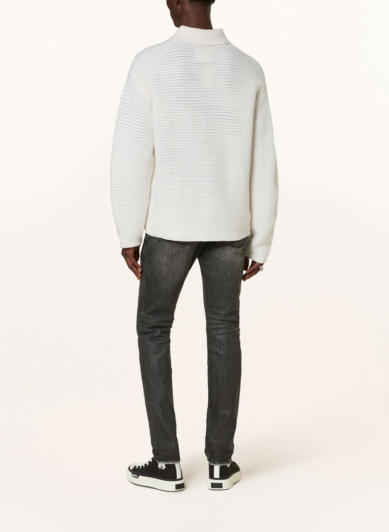 PURPLE BRAND Coated Jeans Skinny Fit: BLACK