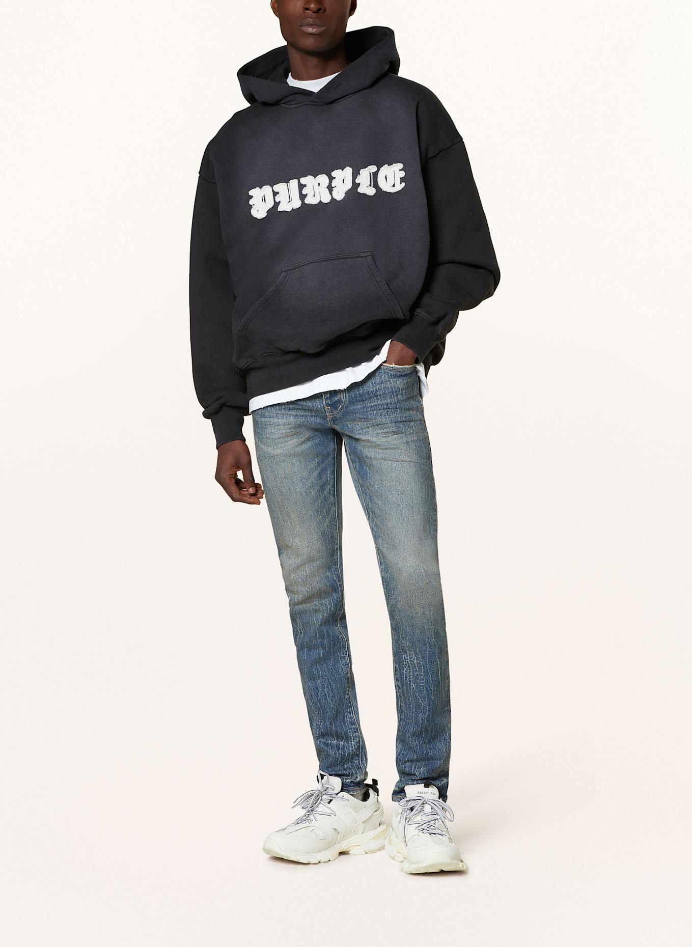 PURPLE BRAND Jeans skinny fit: MID INDIGO