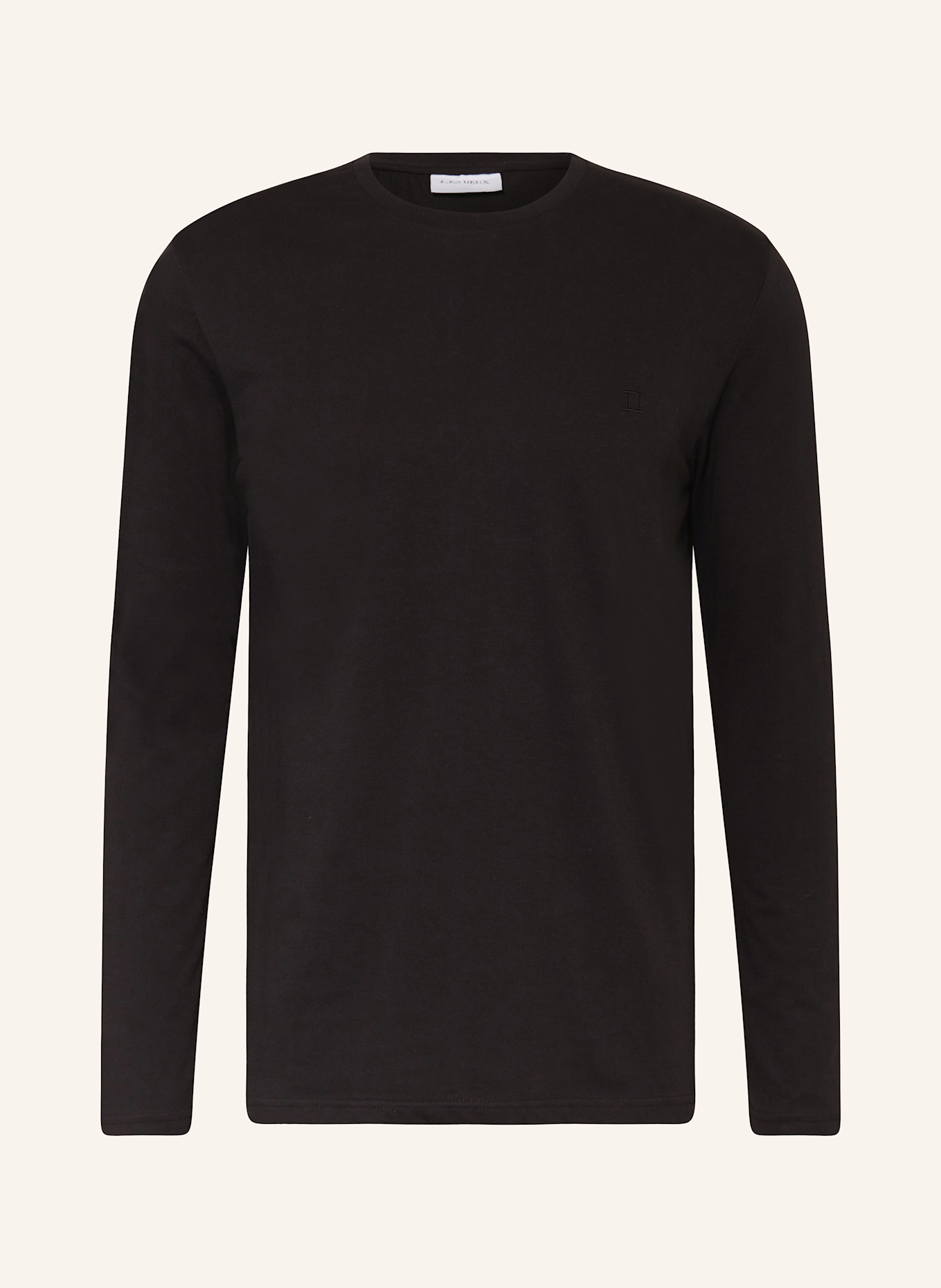 LES DEUX Ben Sherman stripe panel zip hoodie NØRREGAARD, Color: BLACK (Image 1)