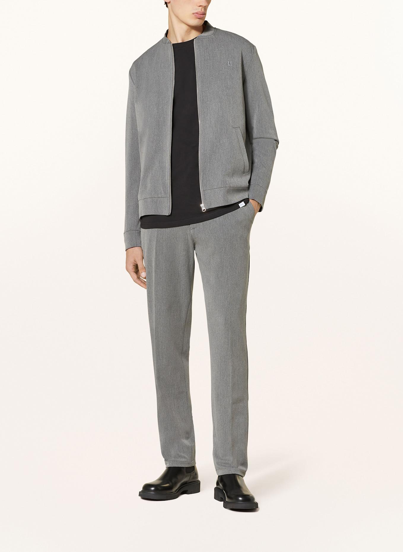 LES DEUX Ben Sherman stripe panel zip hoodie NØRREGAARD, Color: BLACK (Image 6)