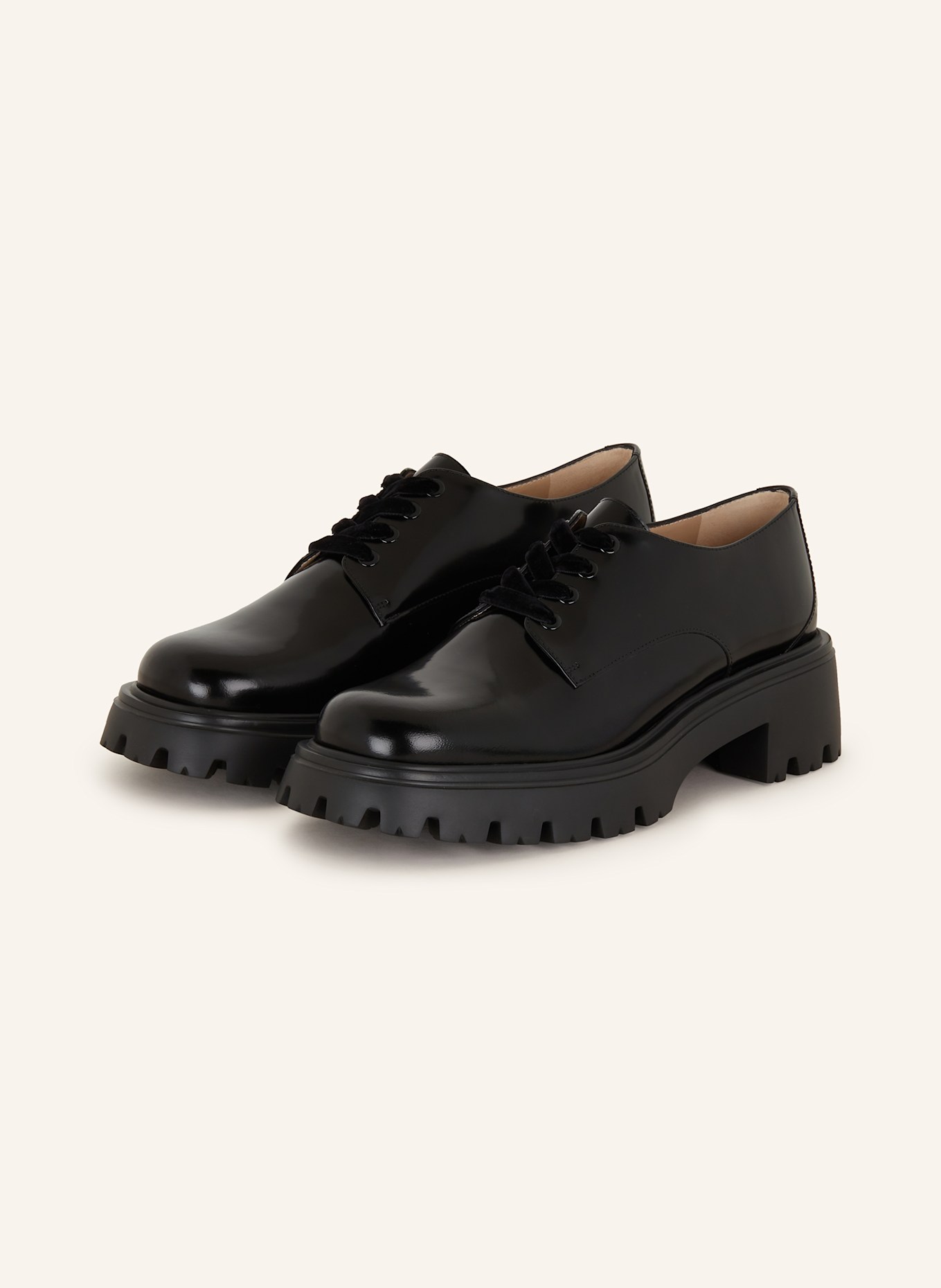 STUART WEITZMAN EMERSON platform lace up shoes