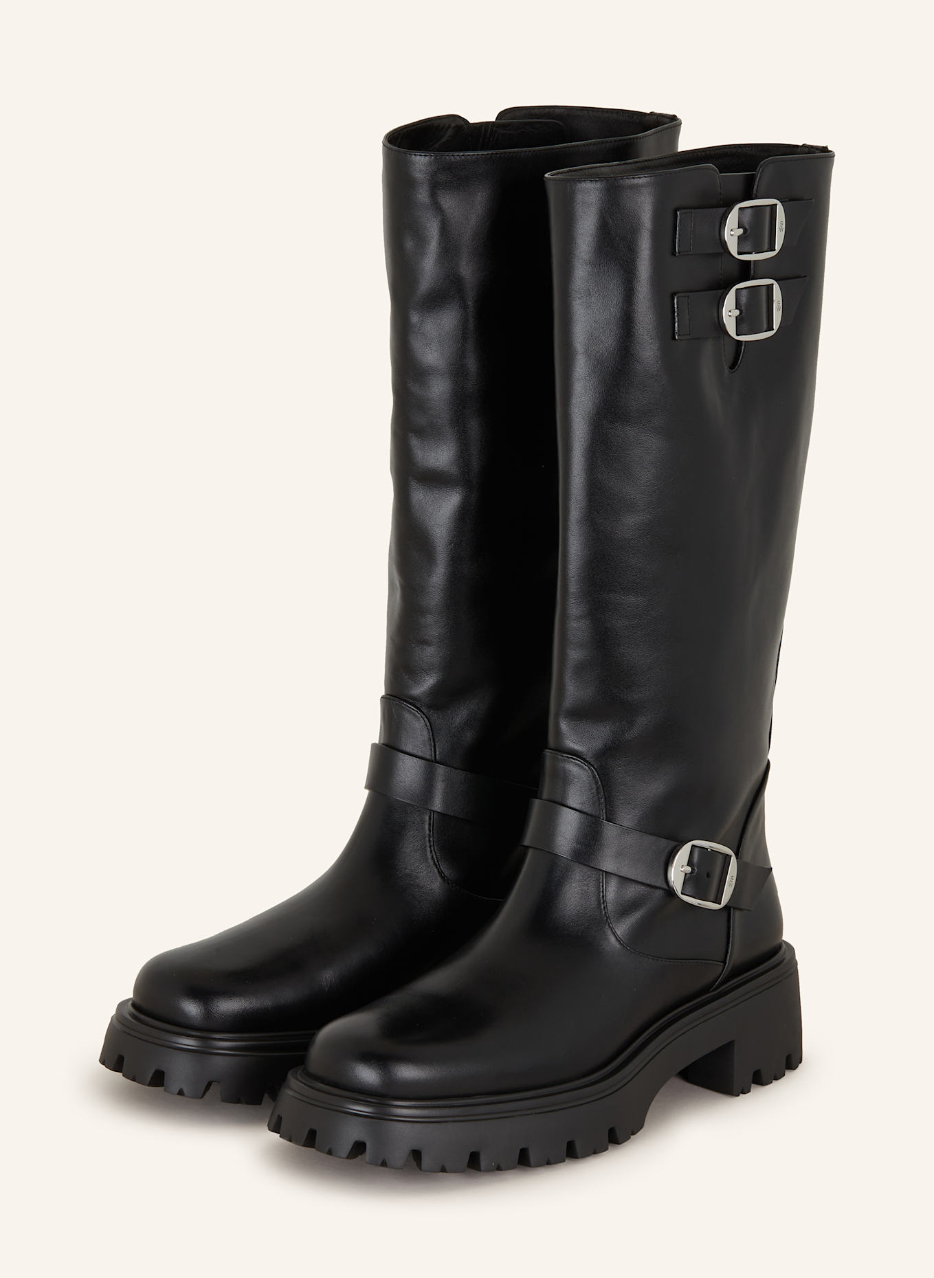STUART WEITZMAN EMERSON boots: BLACK