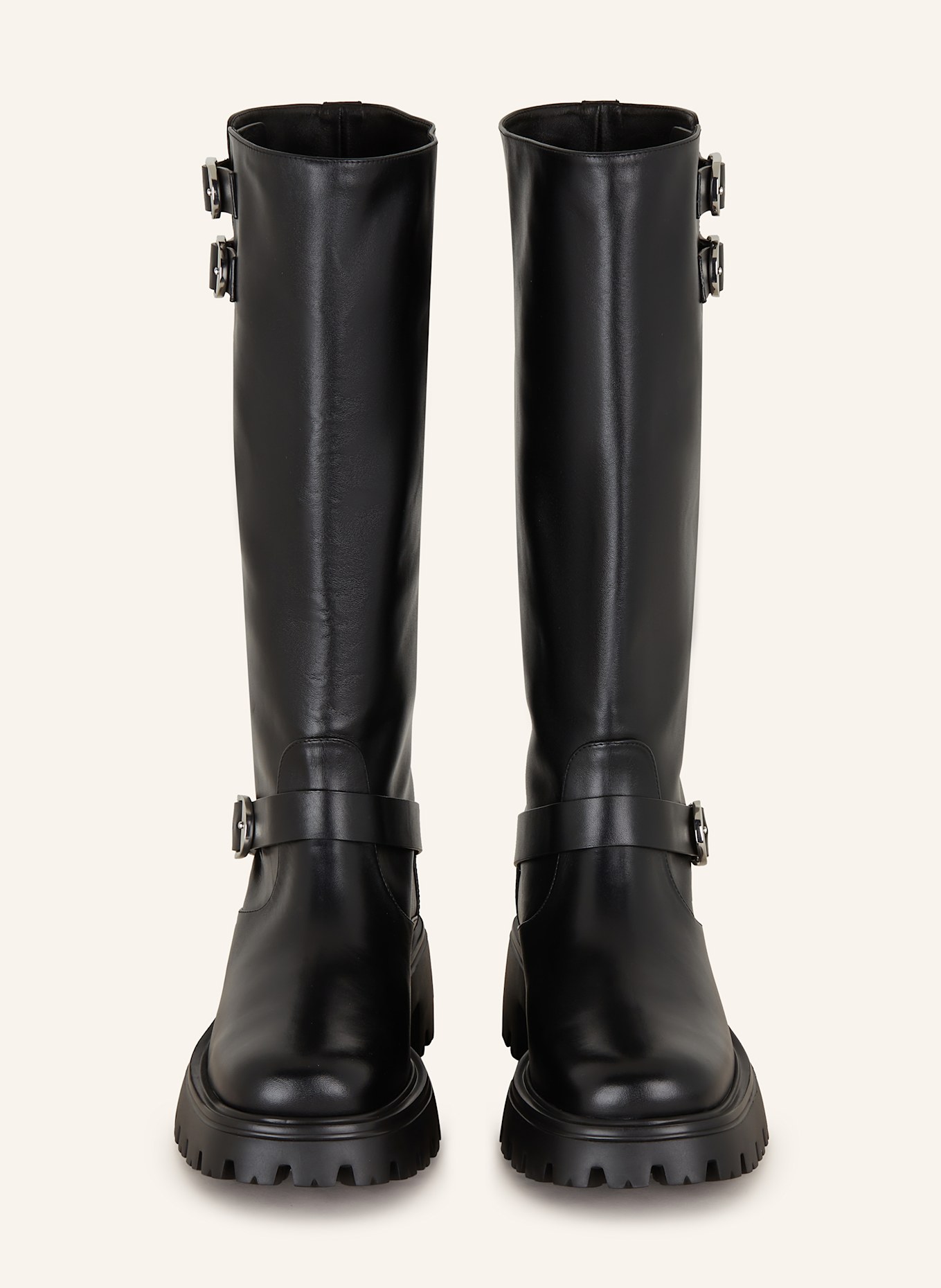 STUART WEITZMAN EMERSON boots: BLACK