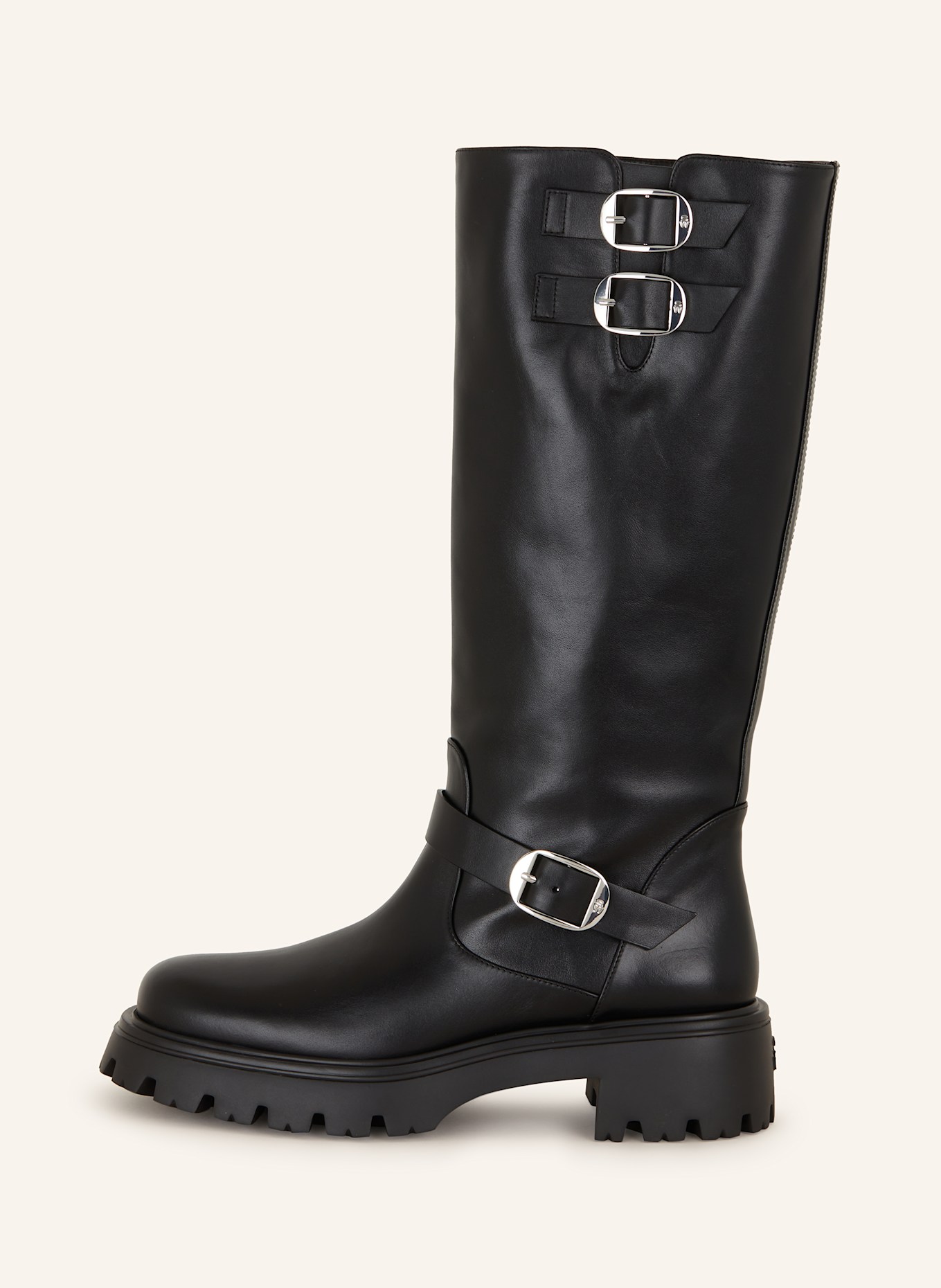 STUART WEITZMAN EMERSON boots: BLACK