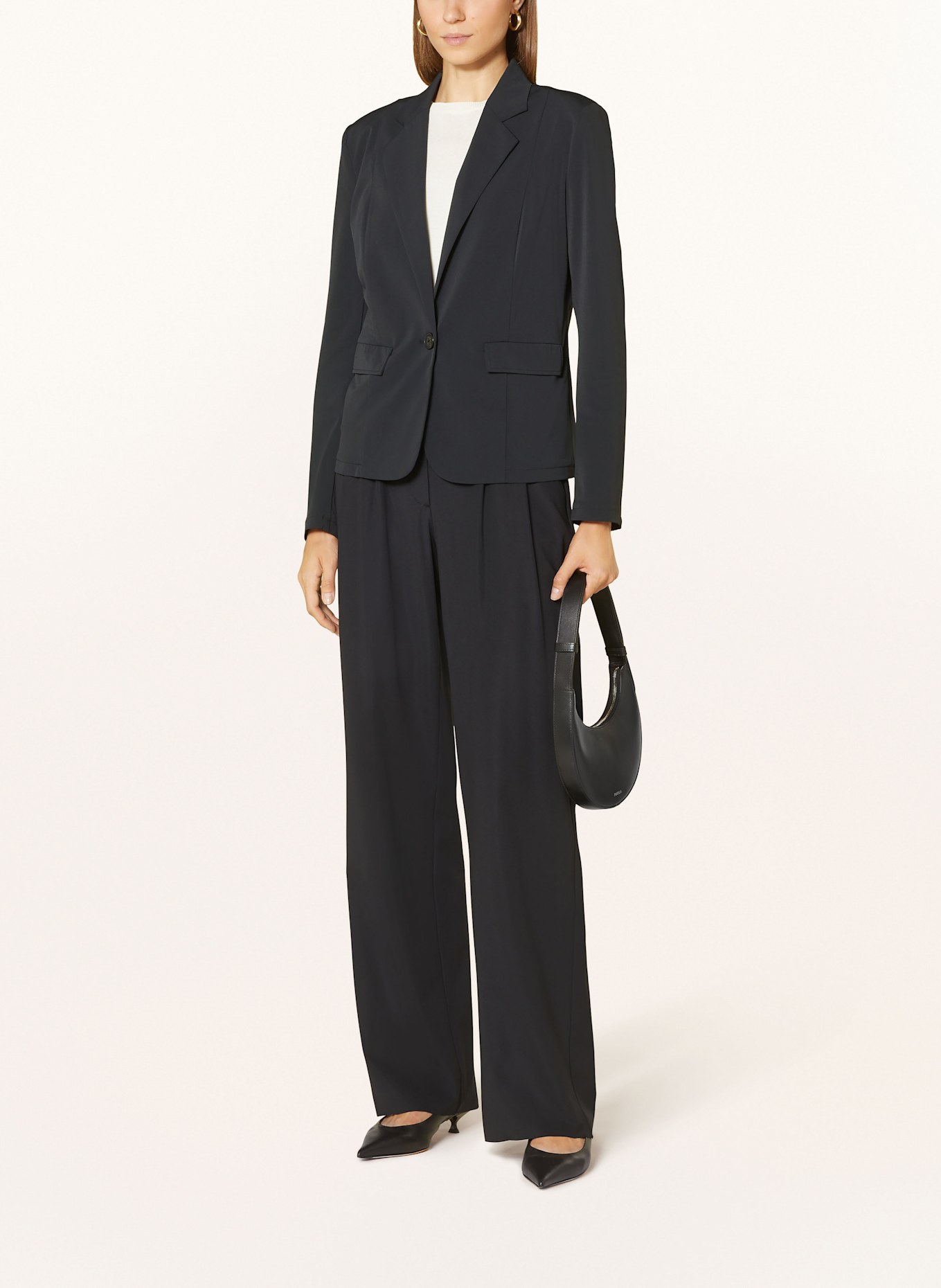 lilienfels Jersey blazer, Color: BLACK (Image 2)