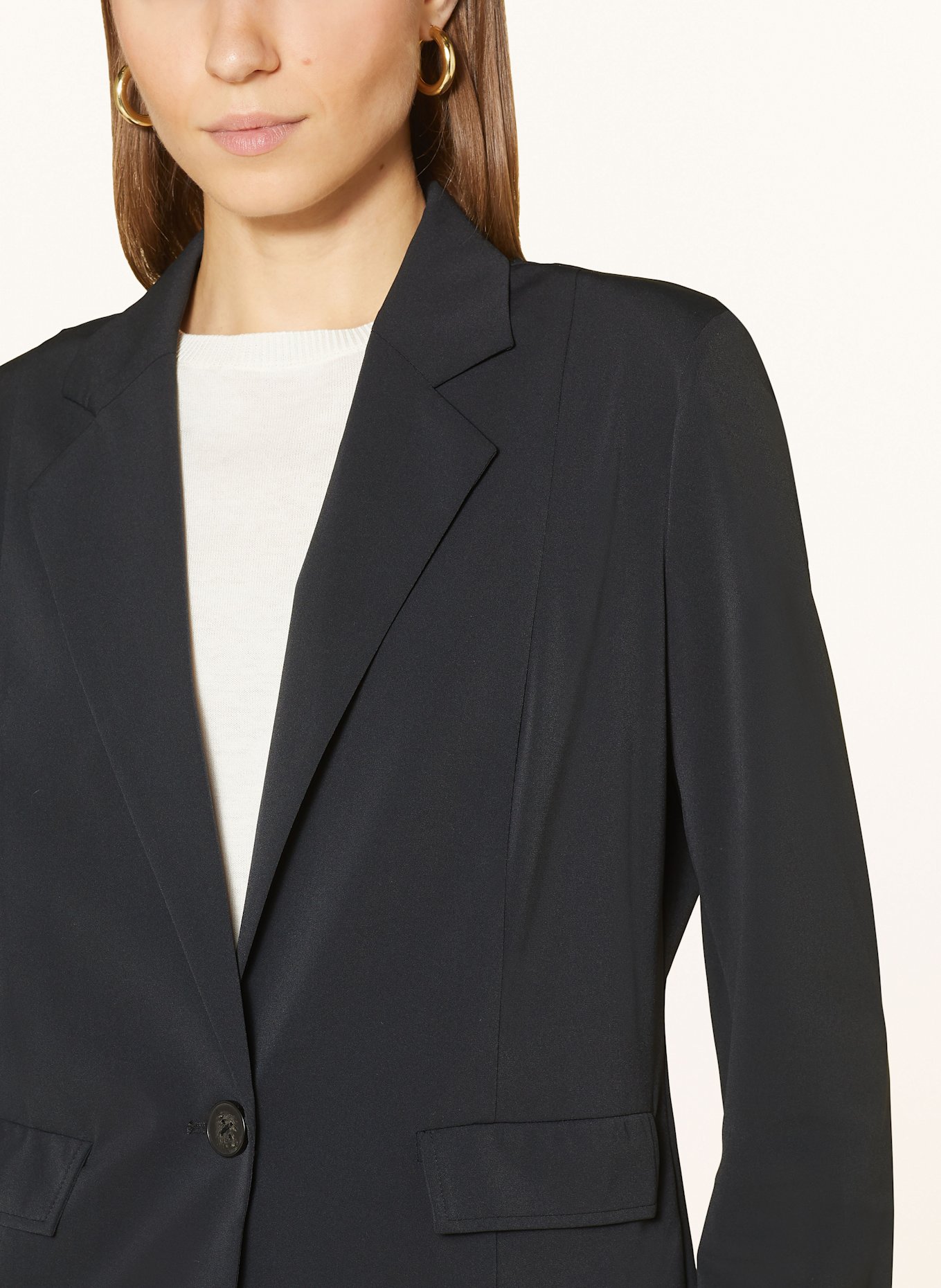 lilienfels Jersey blazer, Color: BLACK (Image 4)