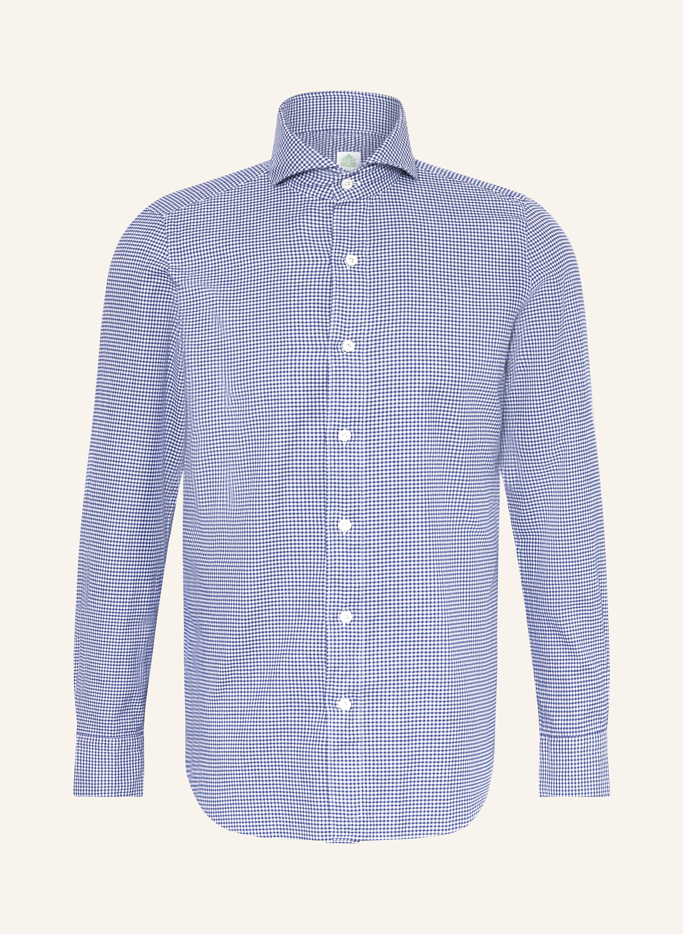 FINAMORE 1925 Hemd TOKYO Slim Fit: BLAU / WEISS