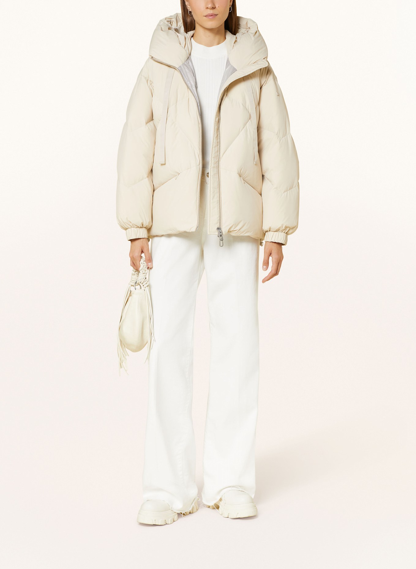 DUNO Down jacket PEGGIE: BEIGE
