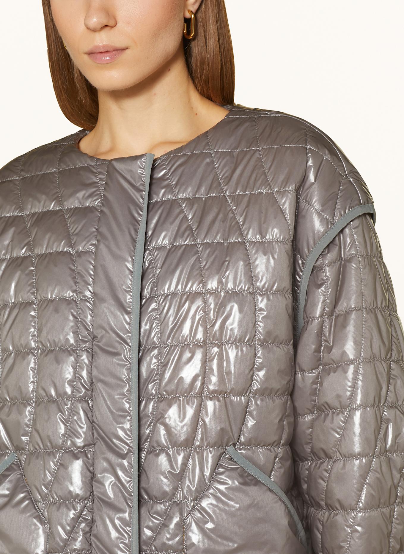 HERNO LAMINAR Daunenjacke mit abnehmbaren Ärmeln: GRAU