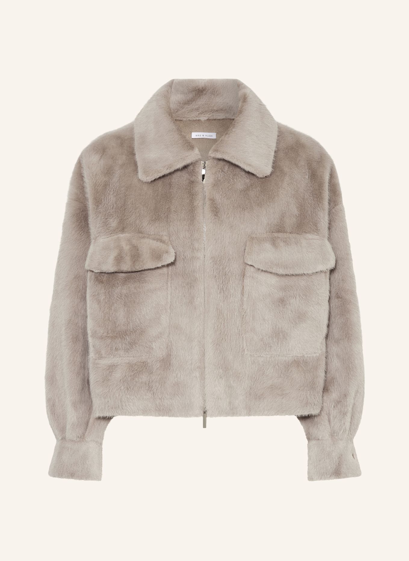 Theory faux fur jacket online
