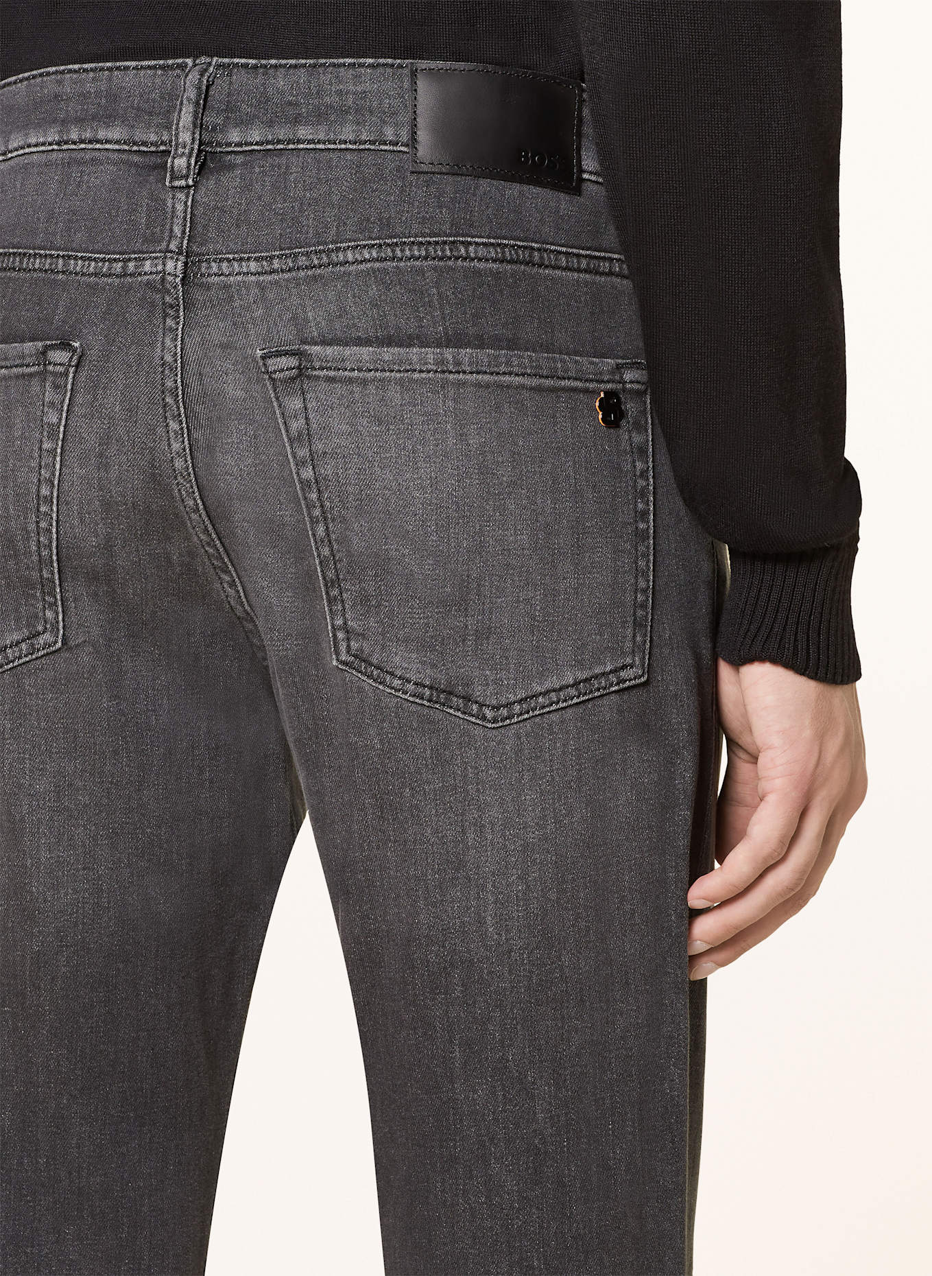 BOSS Jeans ONYX BO Slim Tapered Fit: 040 SILVER