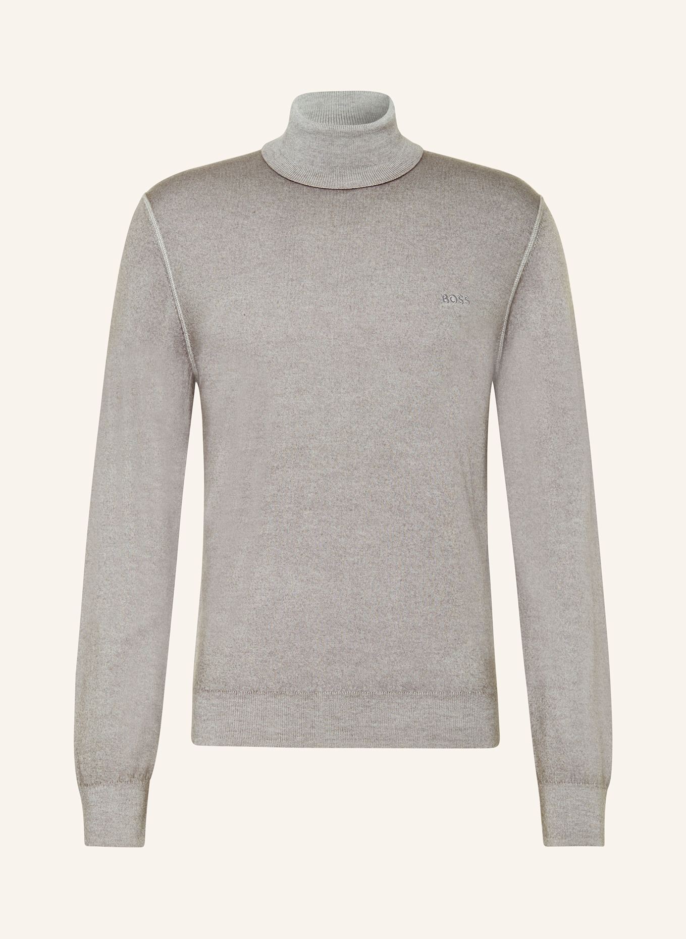 BOSS ARTULO turtleneck sweater in gray