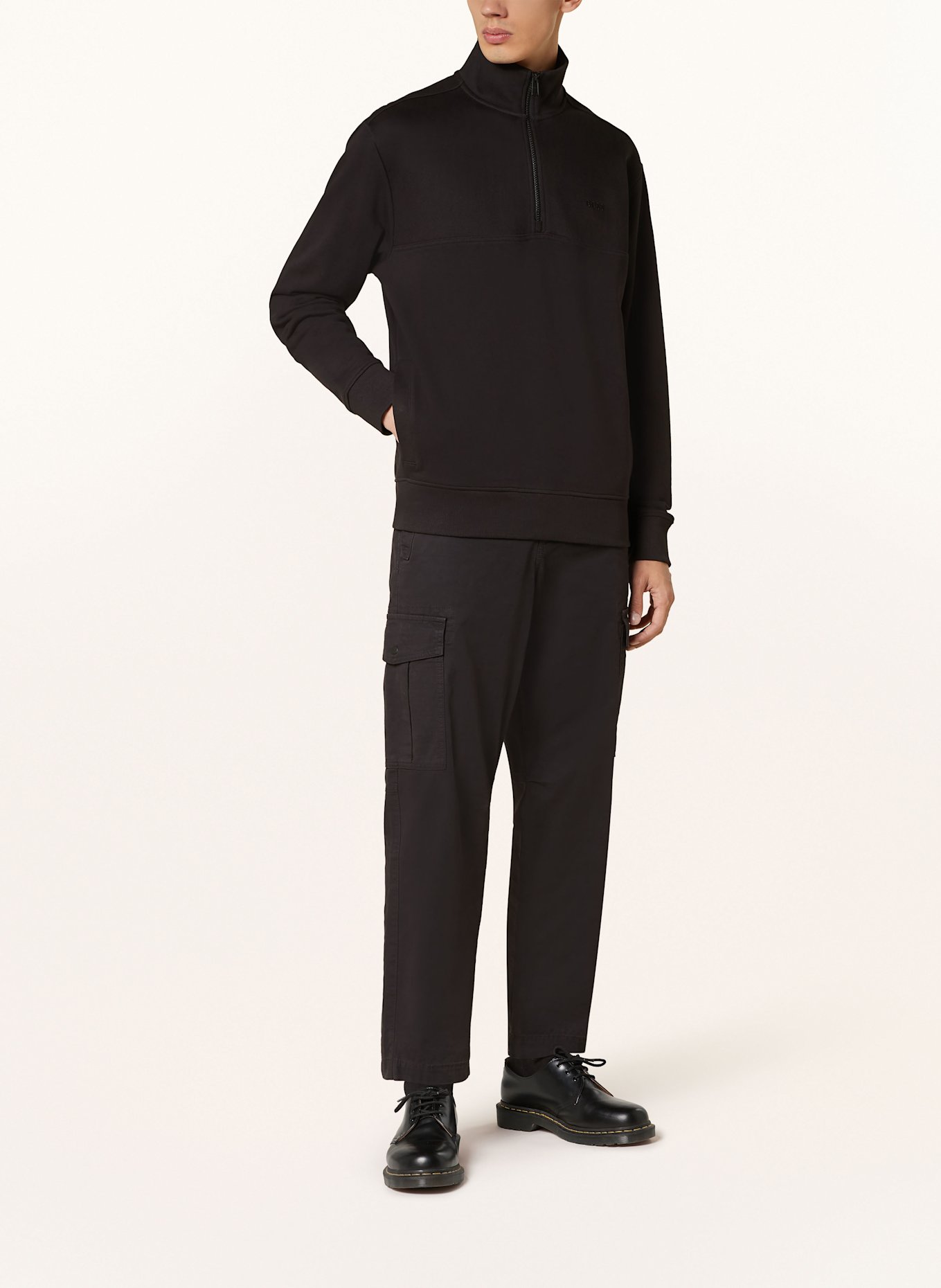 BOSS Sweat-Troyer ZE: SCHWARZ