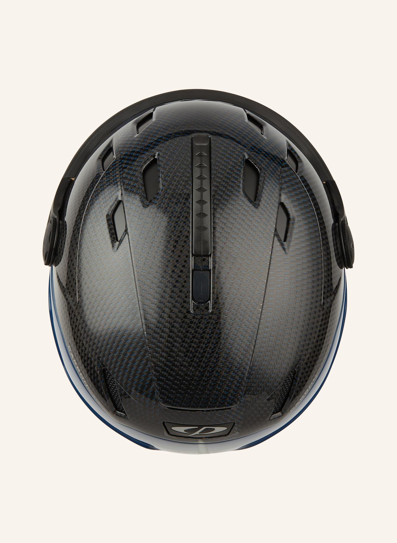 CP Skihelm CORAO + CARBON: BLAU / SCHWARZ