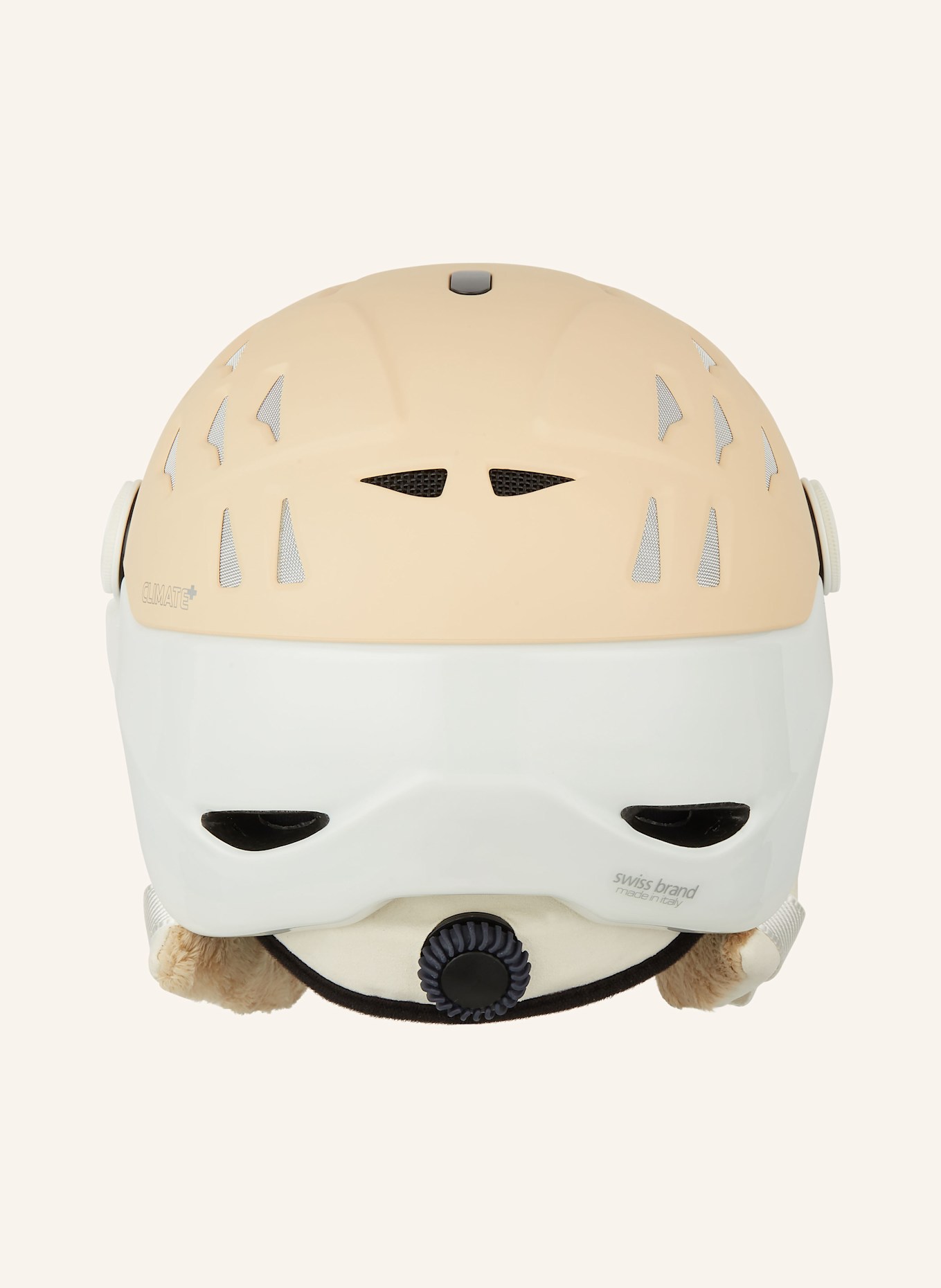 CP Skihelm CUMA: WEISS / HELLORANGE