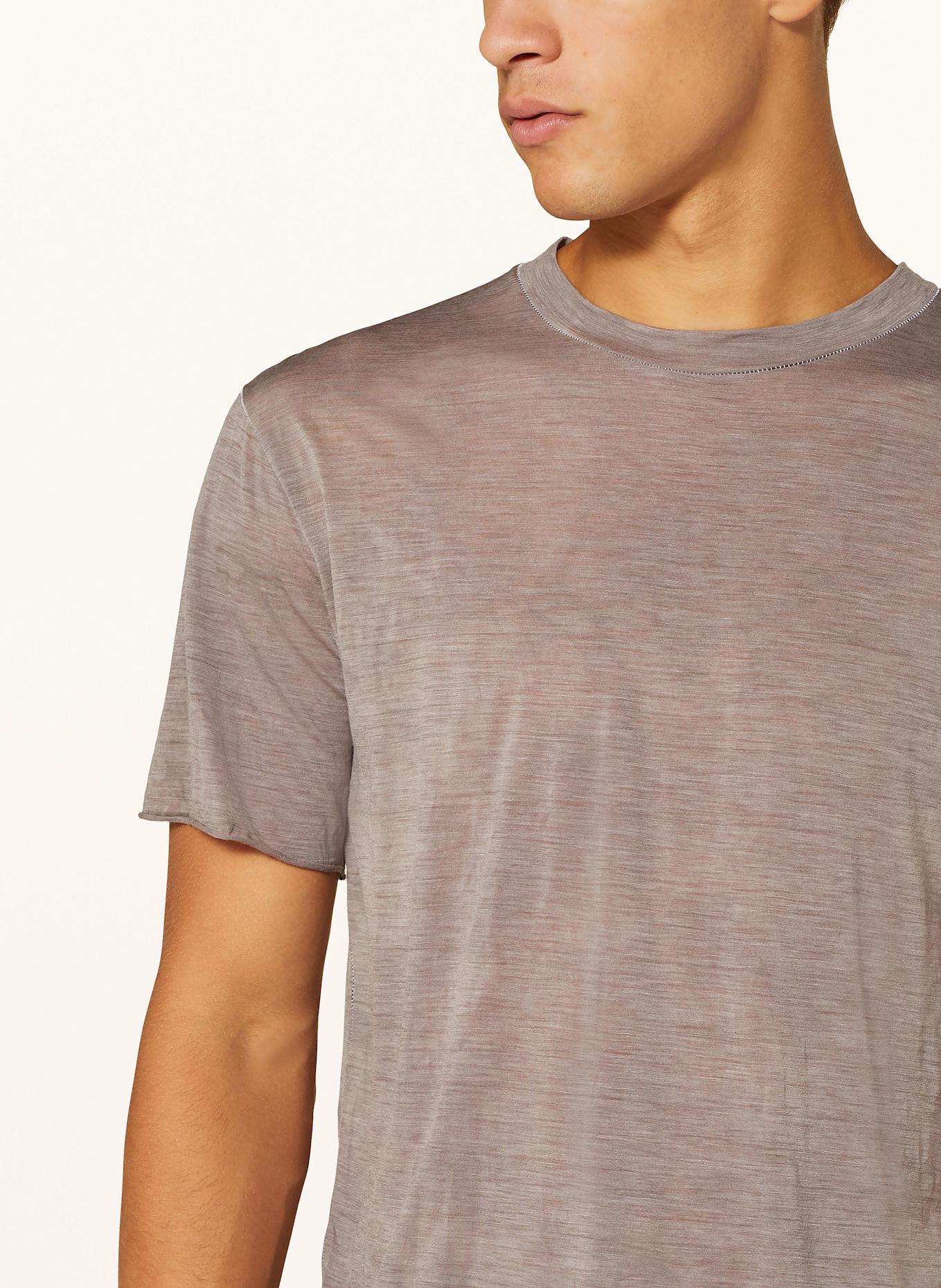 SATISFY Koszulka do biegania CLOUDMERINO™ z wełny merino: BEŻOWY