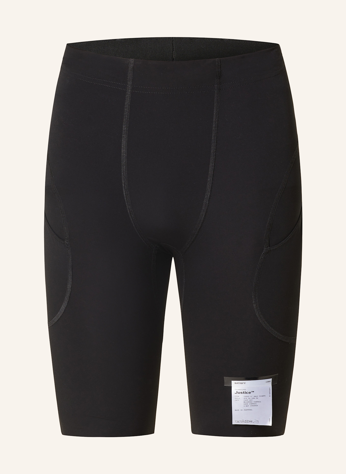 SATISFY JUSTICE CARGO 9 running leggings in black