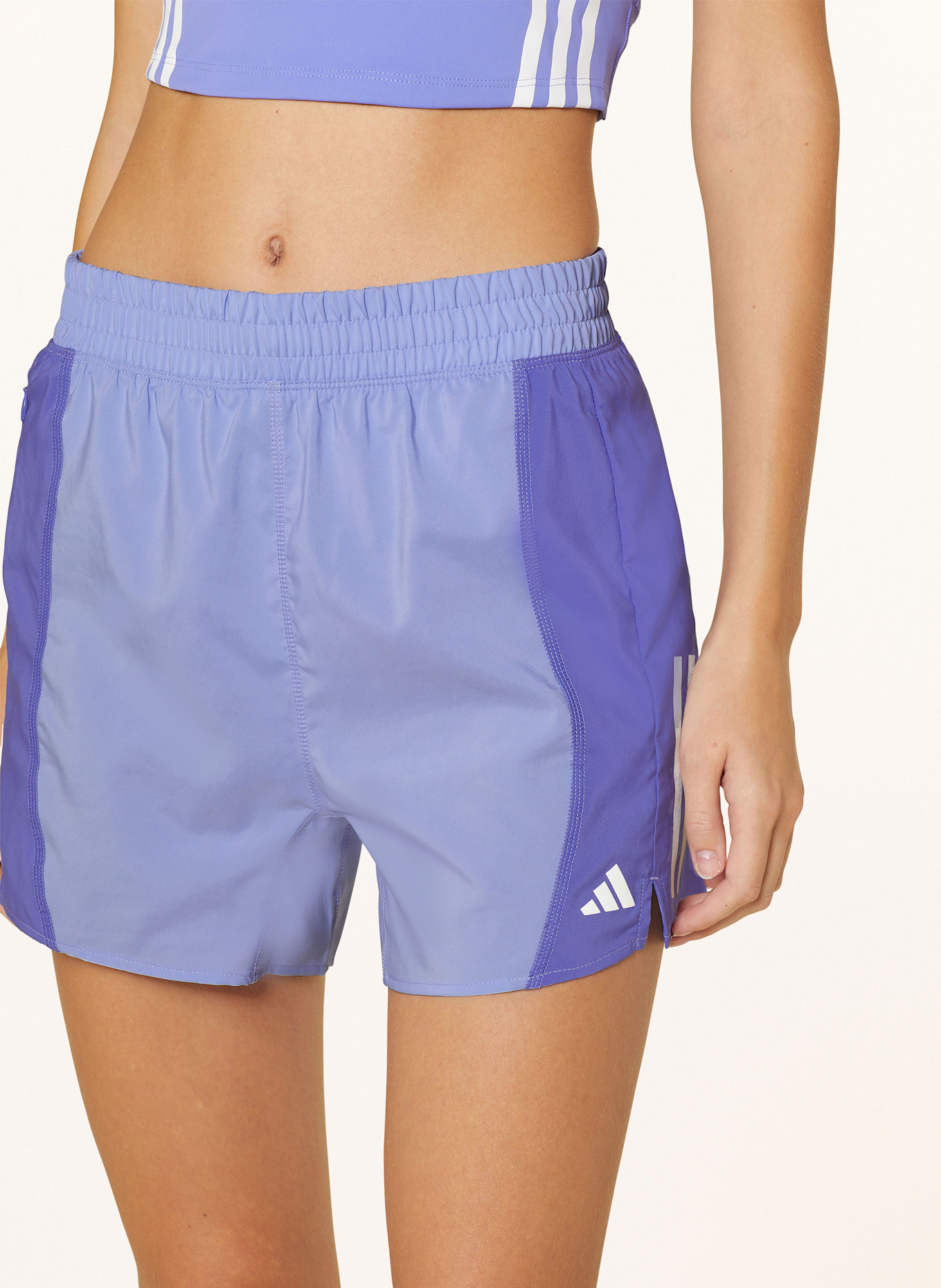 Adidas purple shorts top