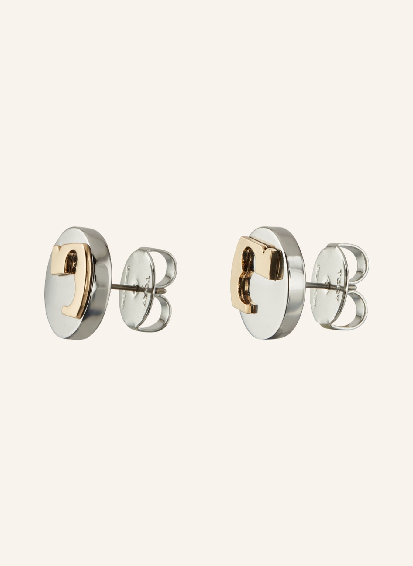 TORY BURCH Ohrstecker ESSENTIAL, Farbe: SILBER/ GOLD (Bild 2)