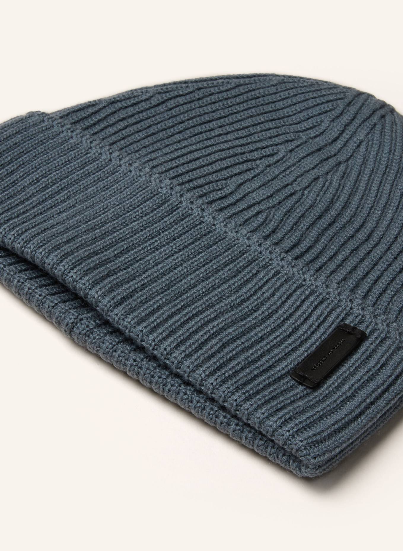 TIGER OF SWEDEN Bonnet FERVEN en laine mérinos: BLEU GRIS