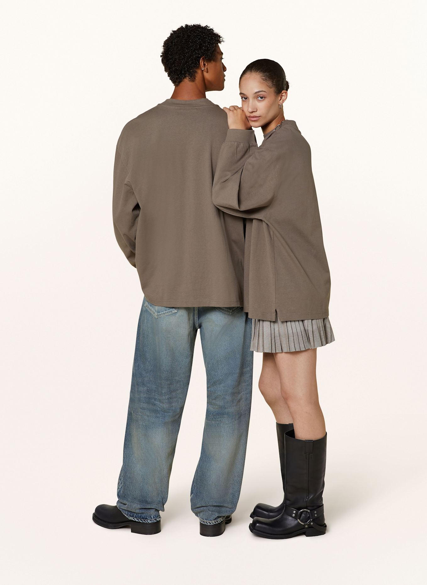 WRSTBHVR Longsleeve ARVID: DUNKELBRAUN