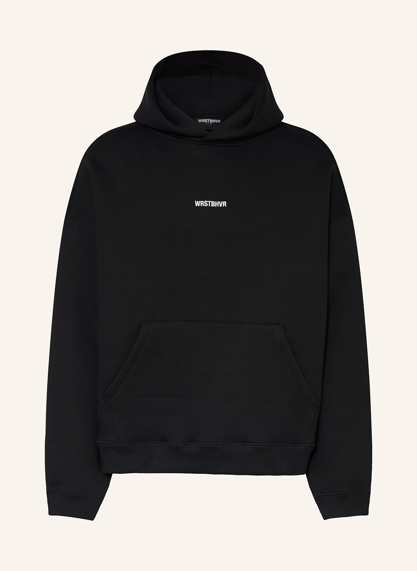 WRSTBHVR Hoodie BRON: BLACK