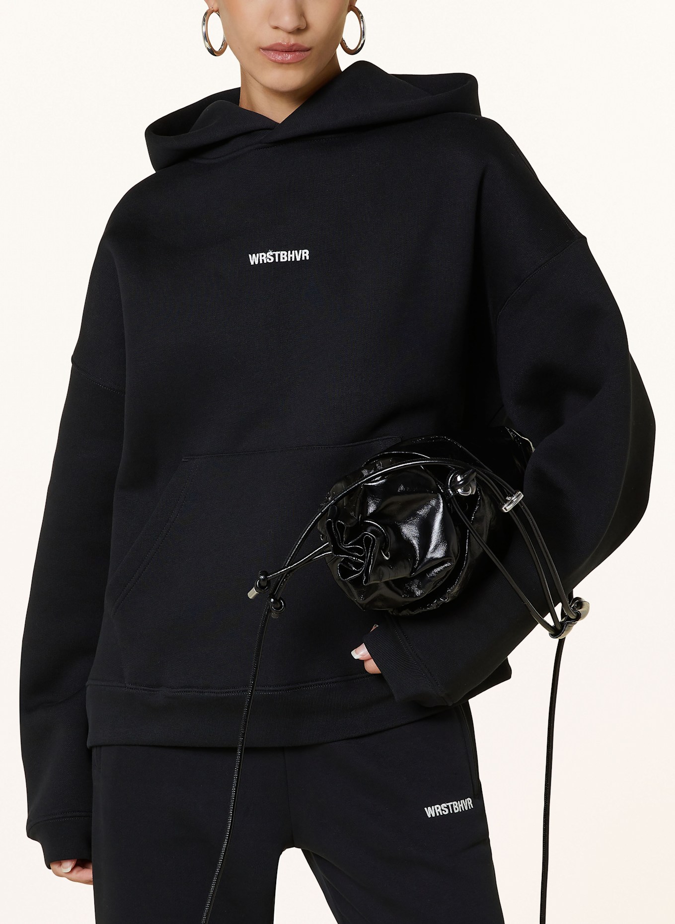 WRSTBHVR Hoodie BRON: BLACK