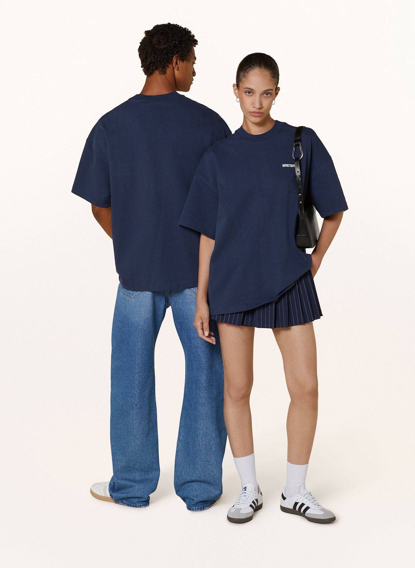 WRSTBHVR T-shirt DEJO, Color: DARK BLUE (Image 2)
