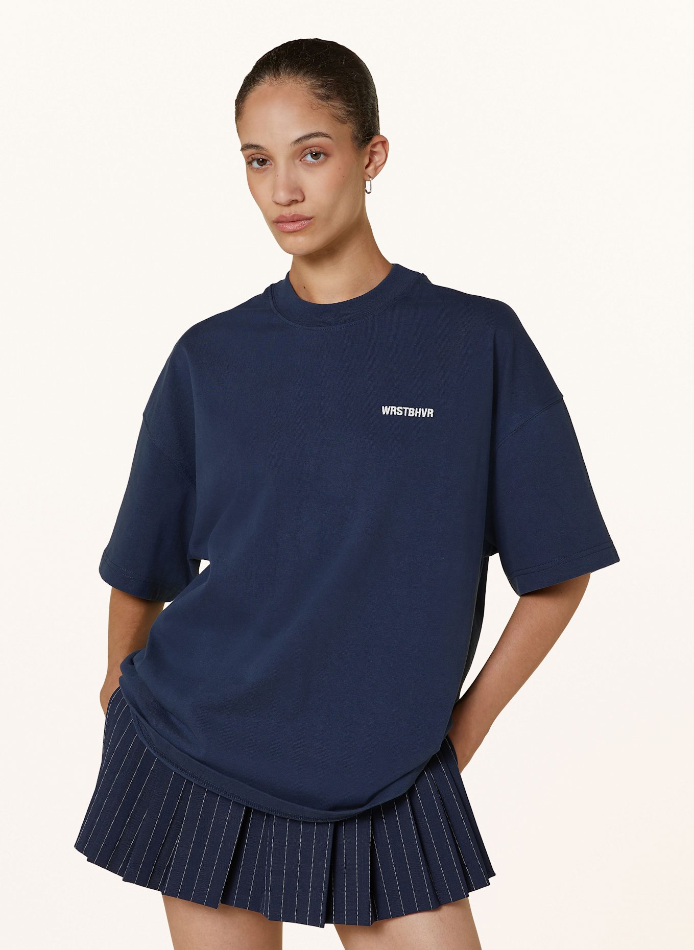 WRSTBHVR T-shirt DEJO, Color: DARK BLUE (Image 4)