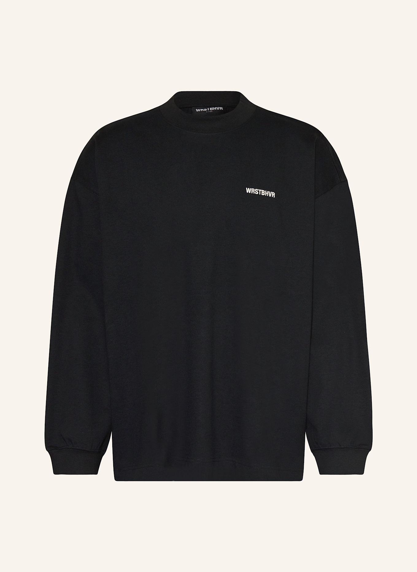 WRSTBHVR Longsleeve ARVID: SCHWARZ