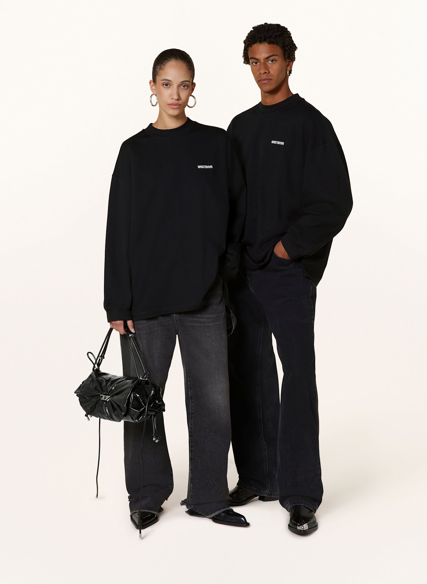 WRSTBHVR Longsleeve ARVID: SCHWARZ